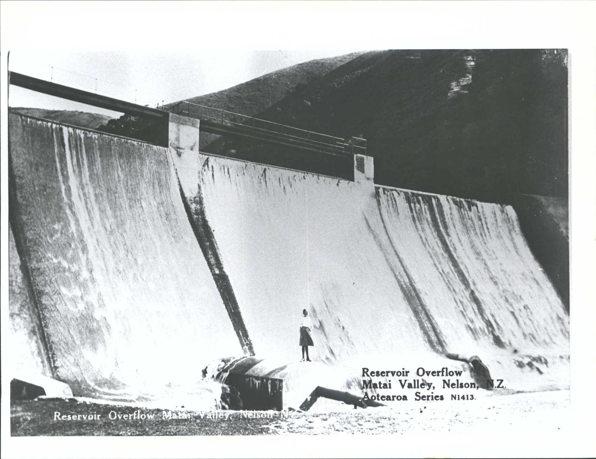 Reservoir Overflow, Matai Valley, Nelson, N.Z.