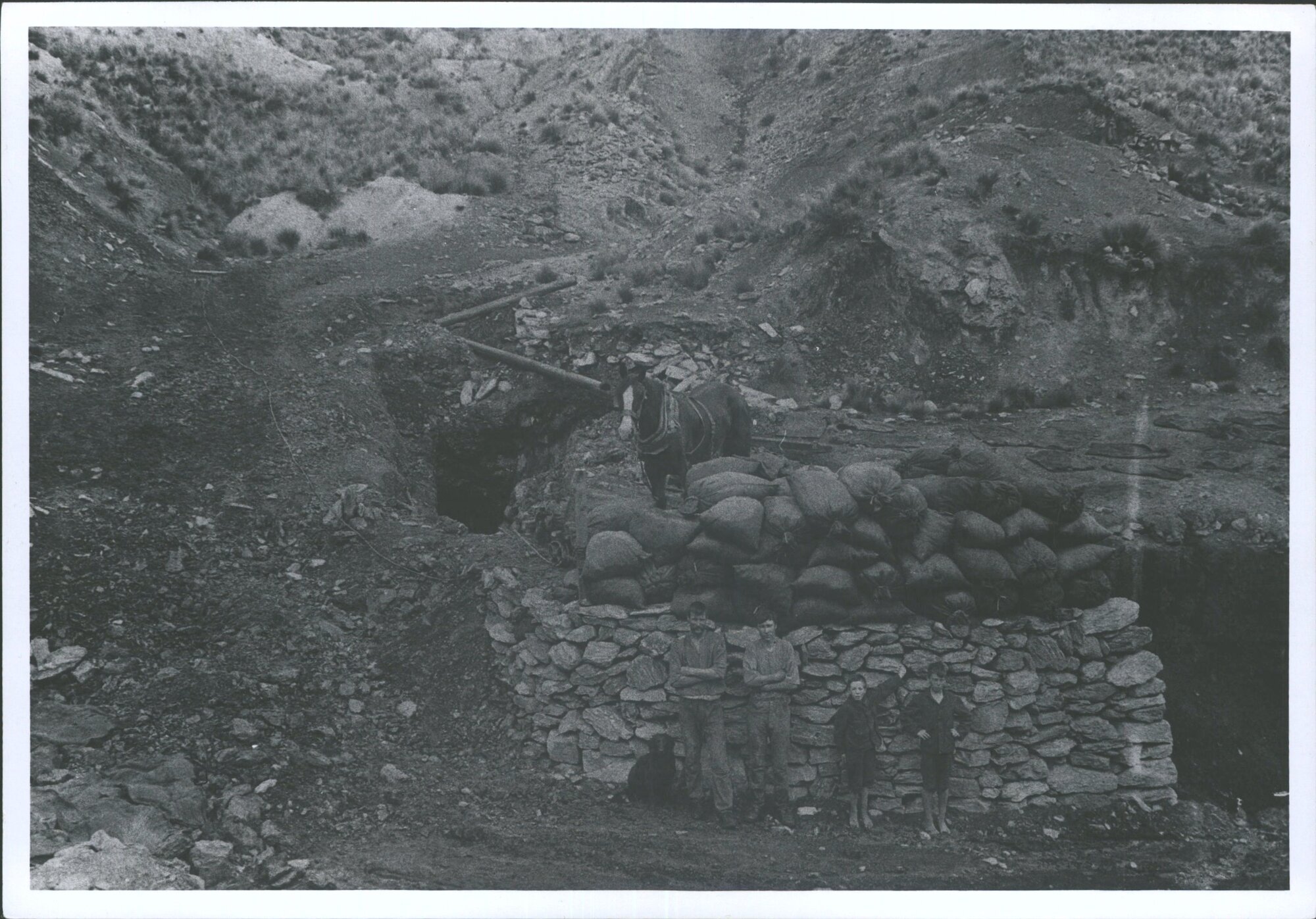 Coal mine at Nevis - John Thomas Beattie (Born Naseby)