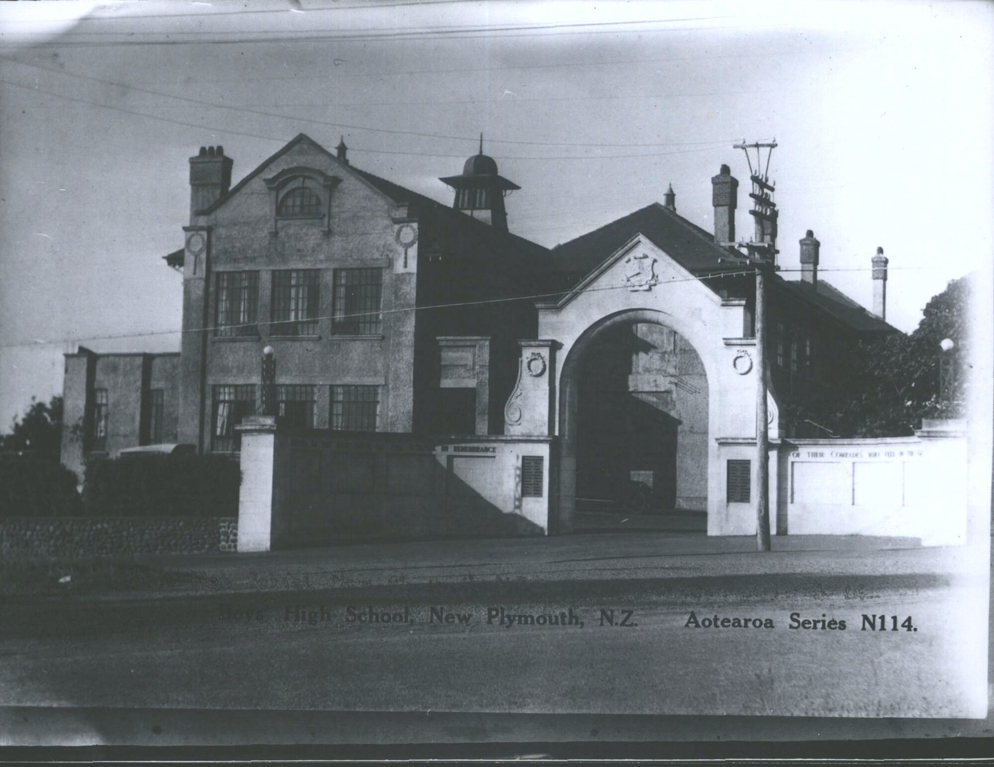 Boys High School, New Plymouth N.Z.