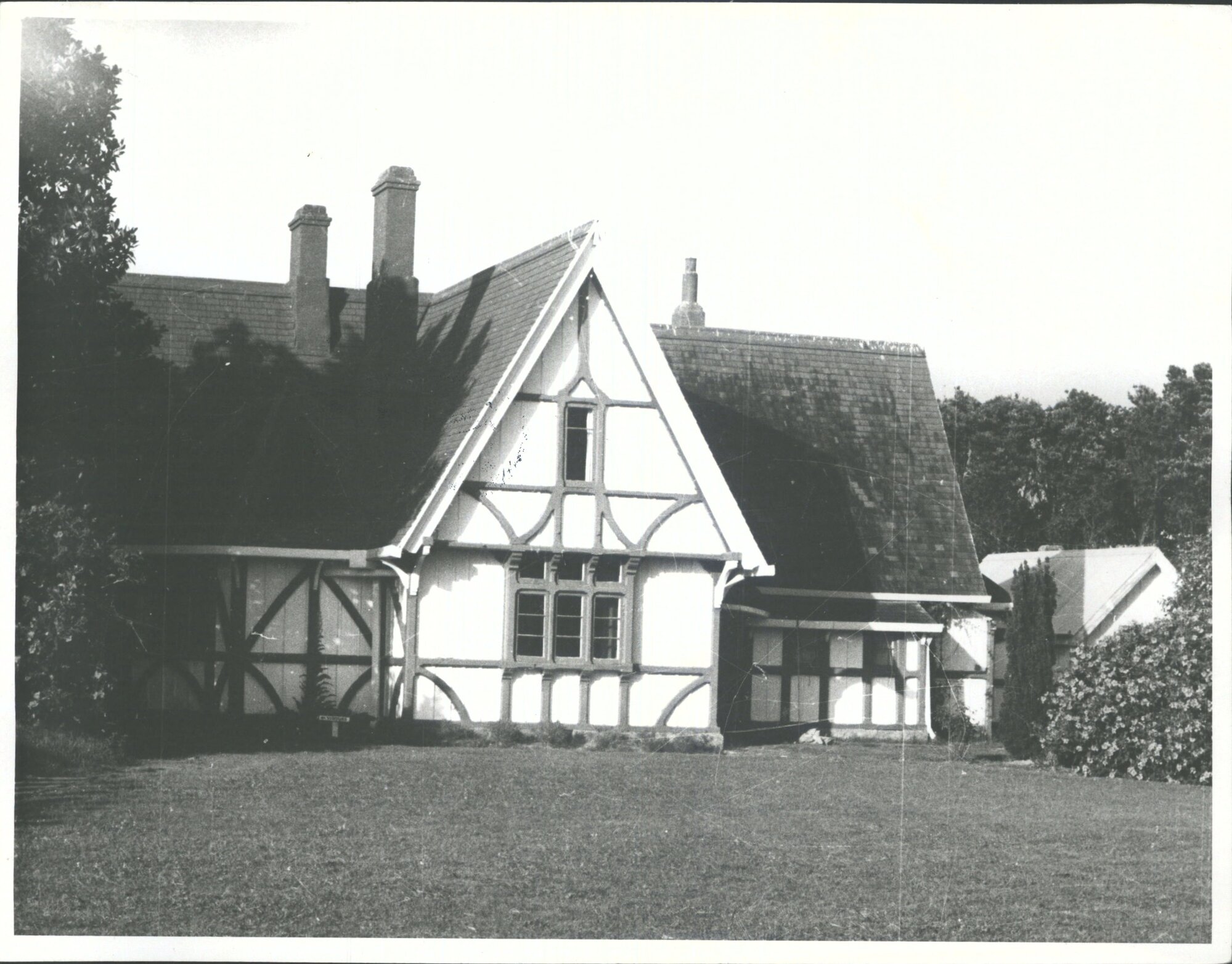 The Gables New Plymouth Old Colonial Hospital, 1847, now  (1974) owned by N.P. City Council and used as a staff residence
