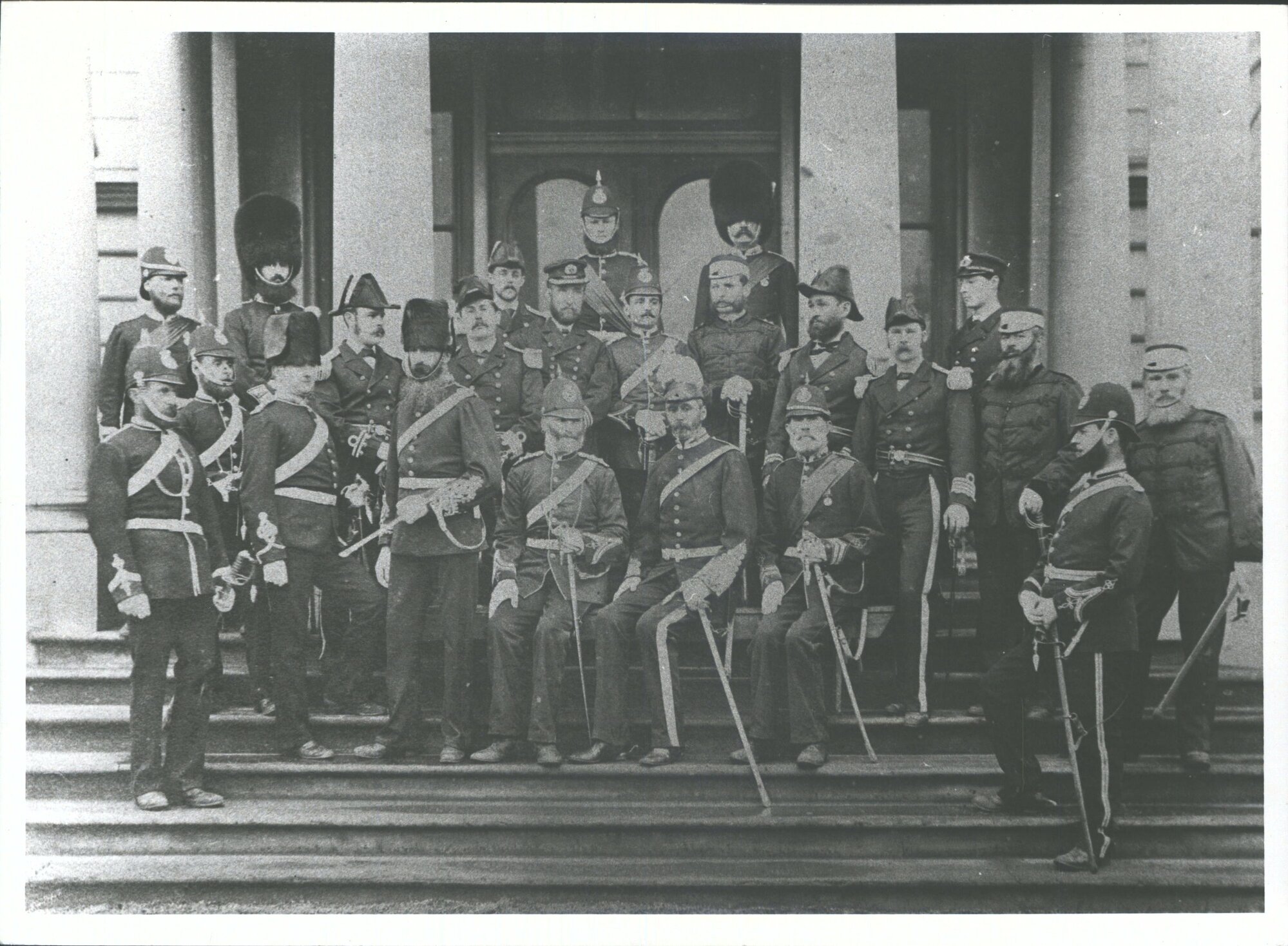 Officers of the Wellington Volunteer District