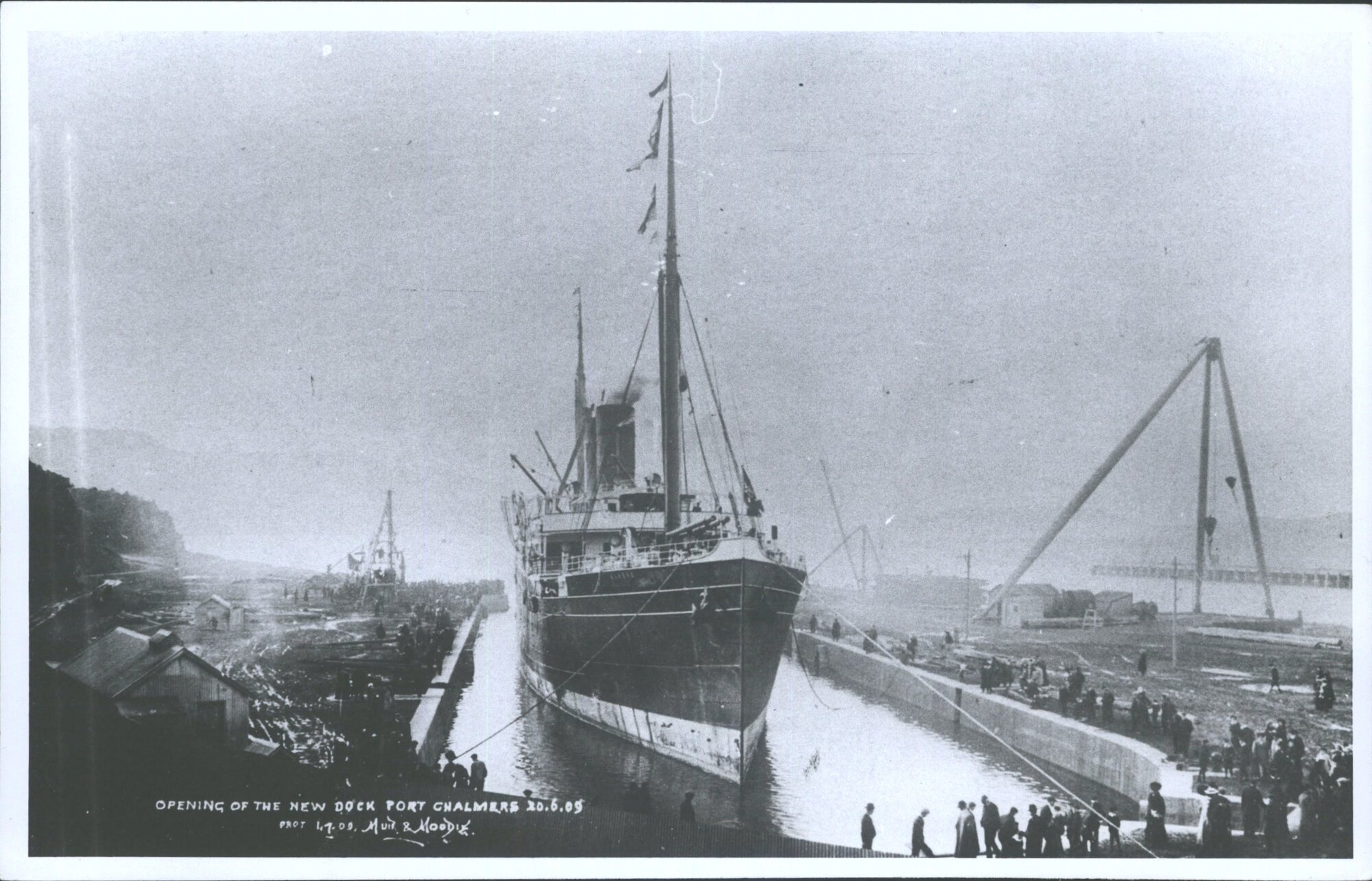 "Opening of the New Dock Port Chalmers