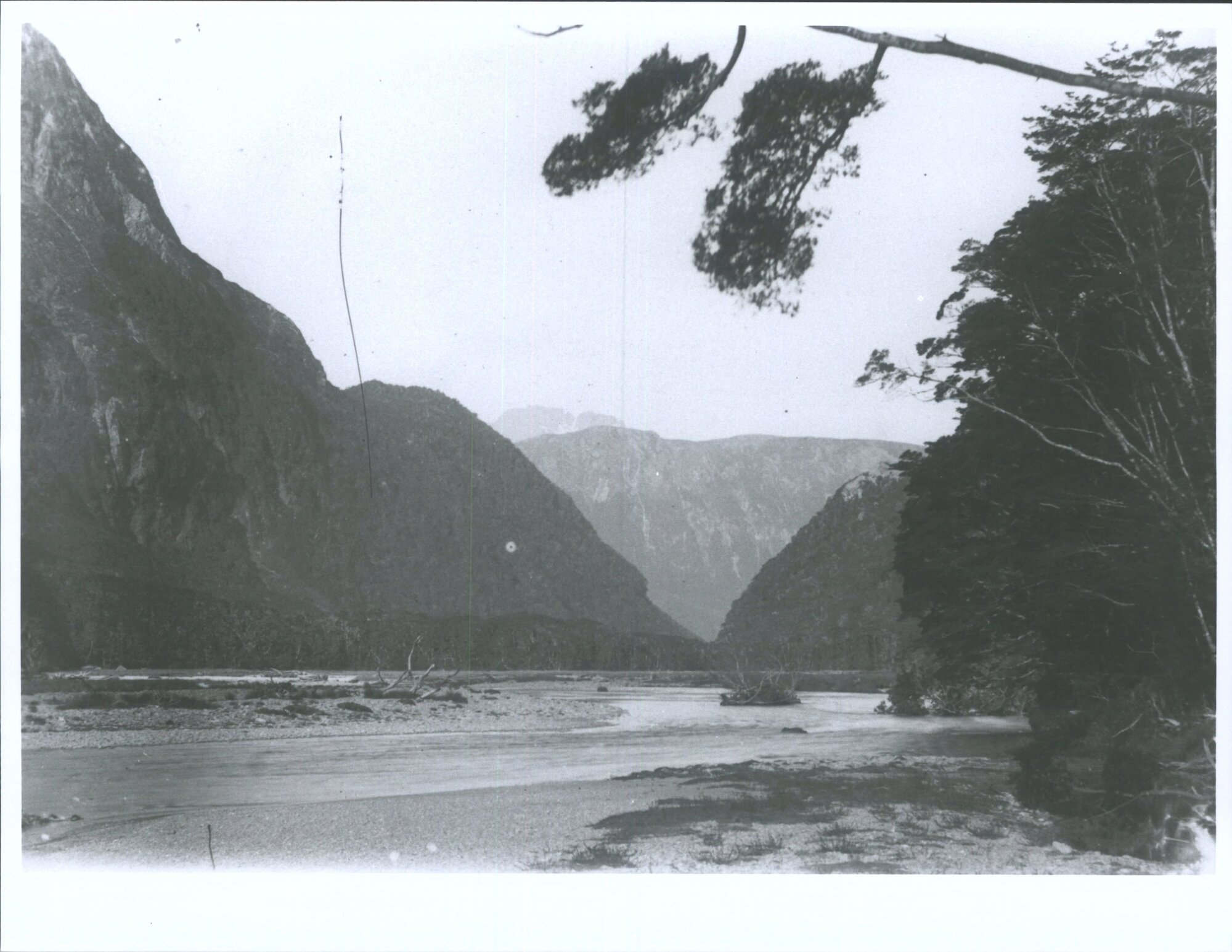 Routeburn Valley. "Near the Head of the Routeburn Valley"