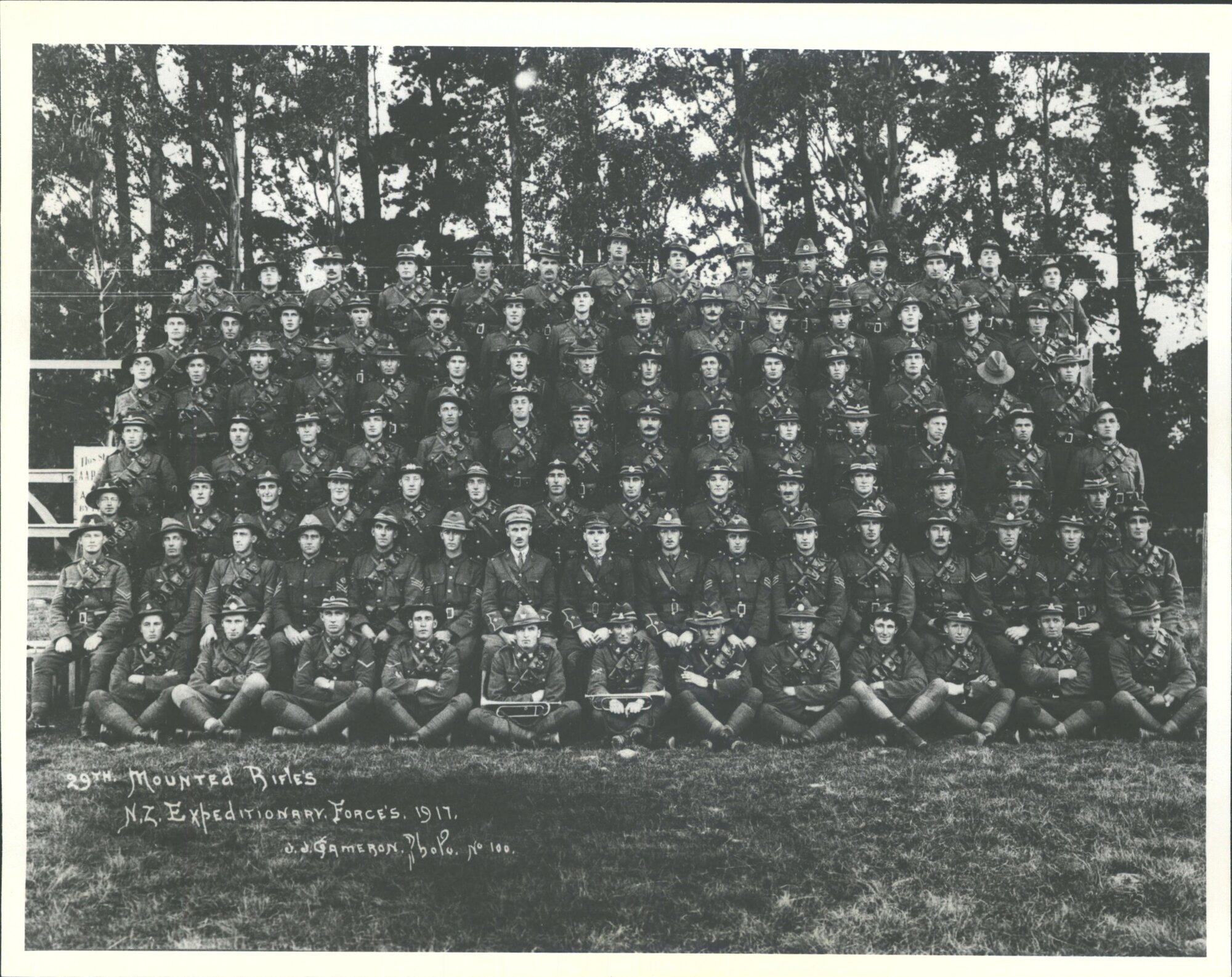 29th Mounted Rifles NZ Expeditionary Forces 1917