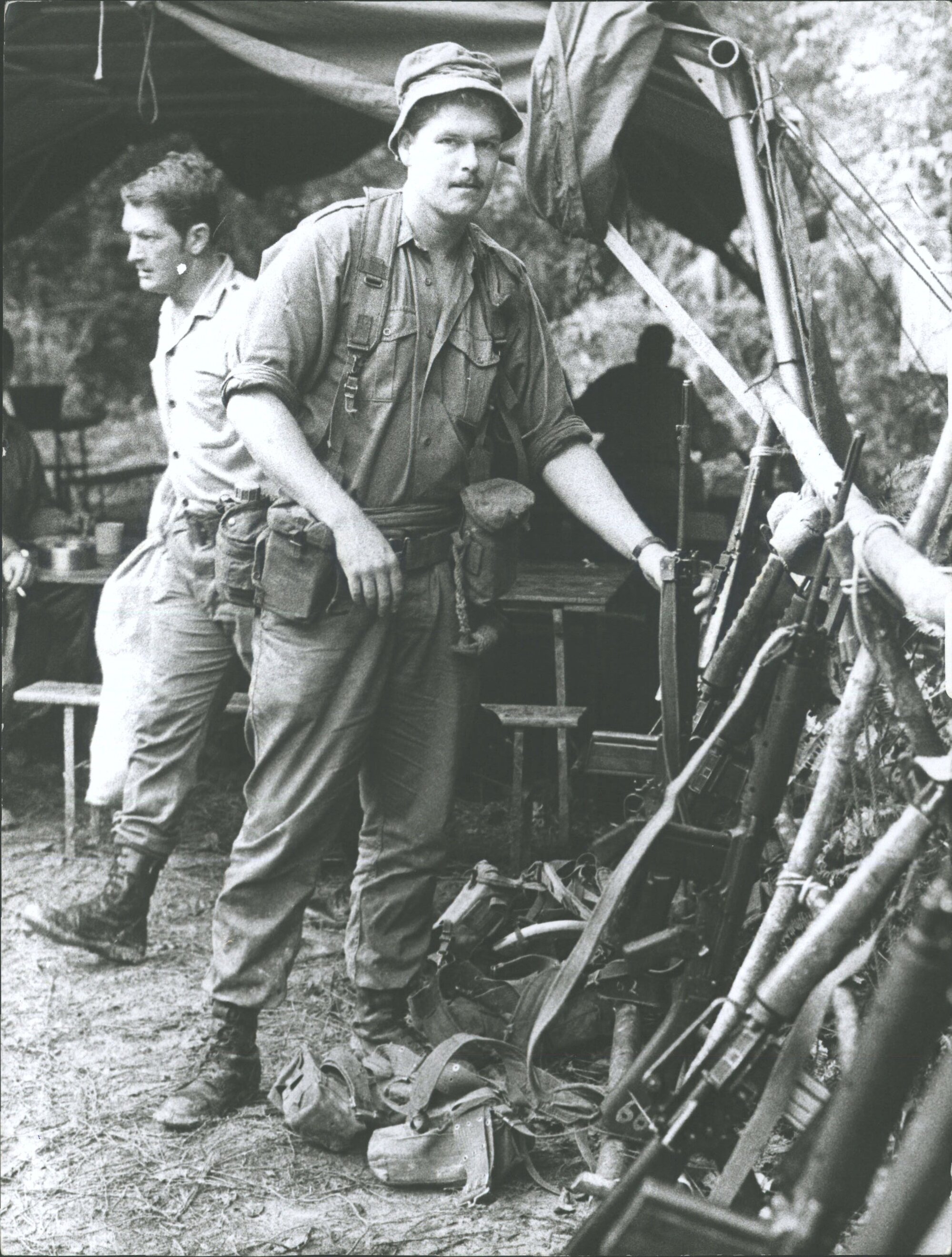 N. Z. Defence Force at Singapore on counter insurgency exercise "Willie Away" in Malaysia