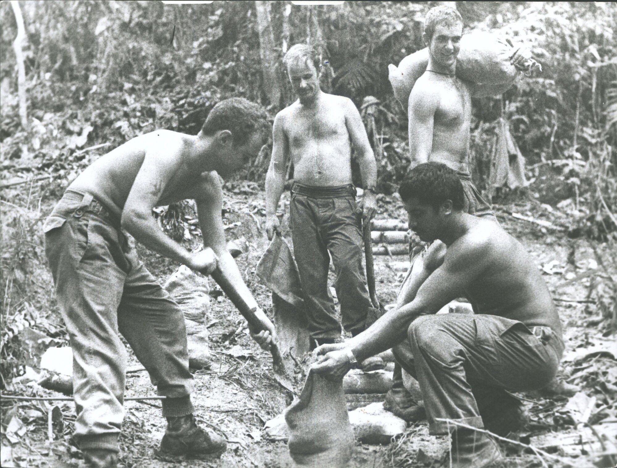 N. Z. Defence Force at Singapore on counter-insurgency "Willey Away" exercise in Malaysia