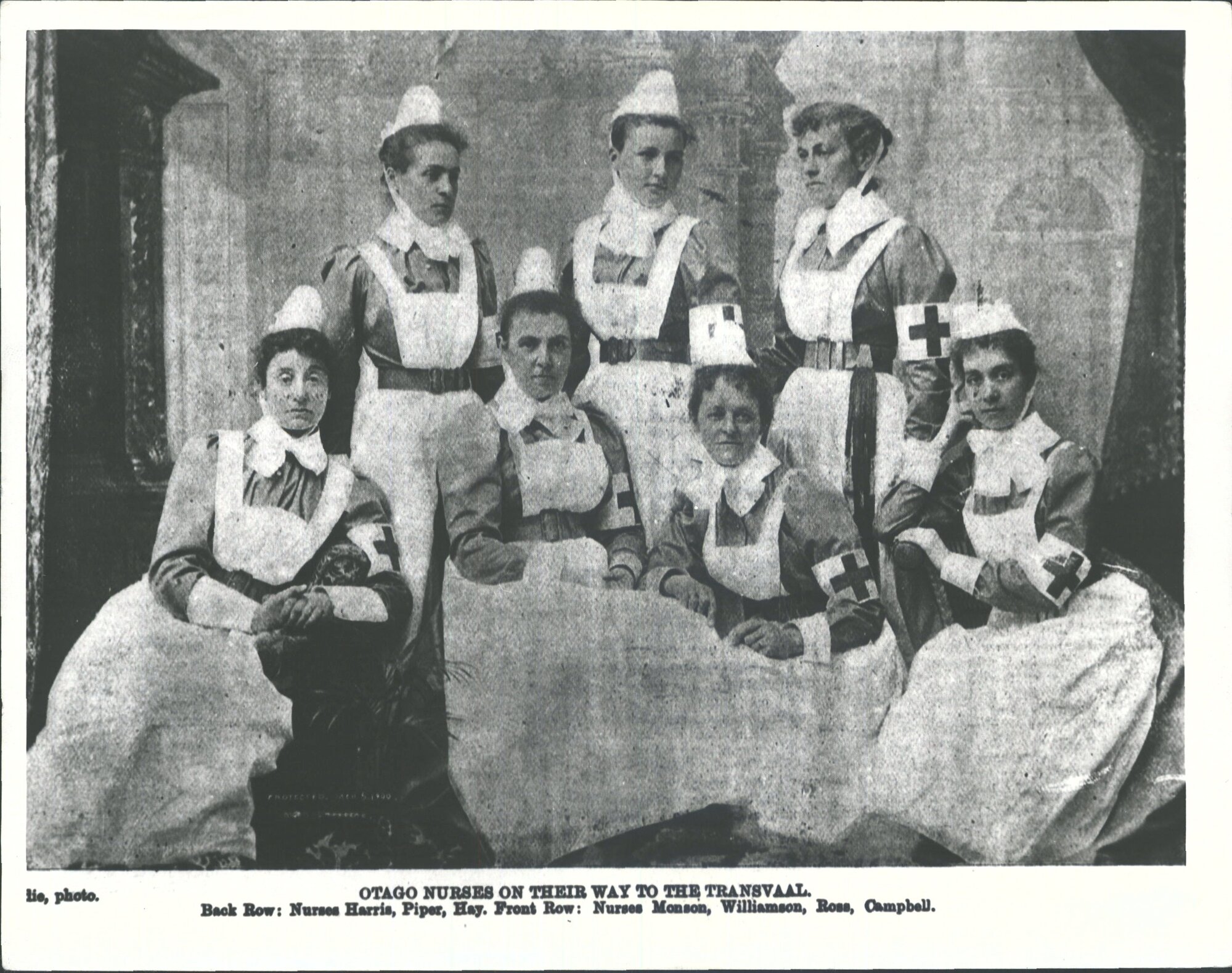 N.Z. Nurses on their way to the Transvaal