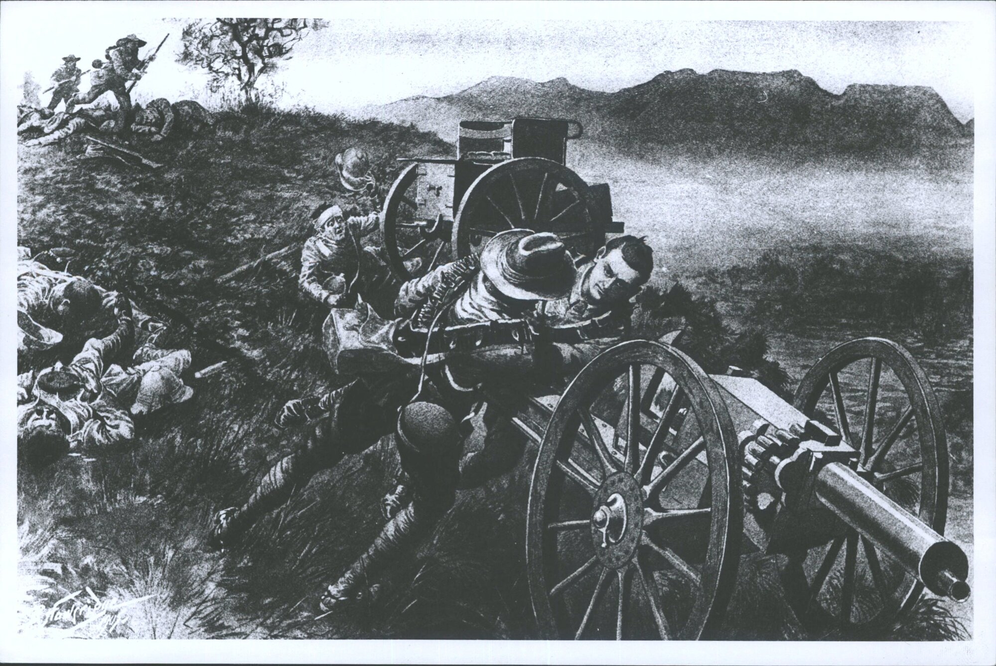 Bothasberg. New Zealanders saving the maxim