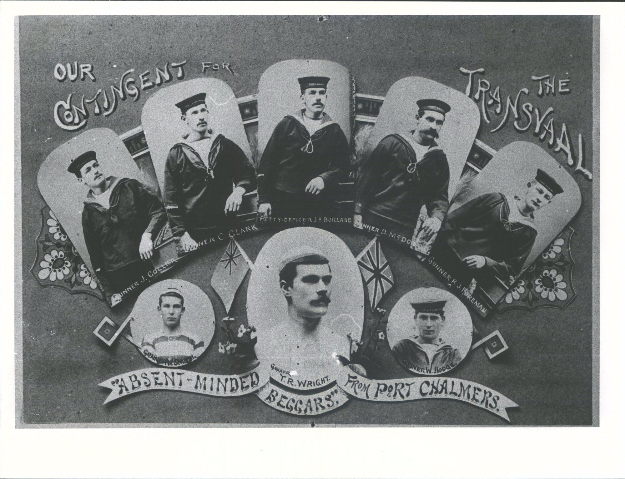 Our Contingent For the Transvaal "Absent-Minded Beggars" from Port Chalmers