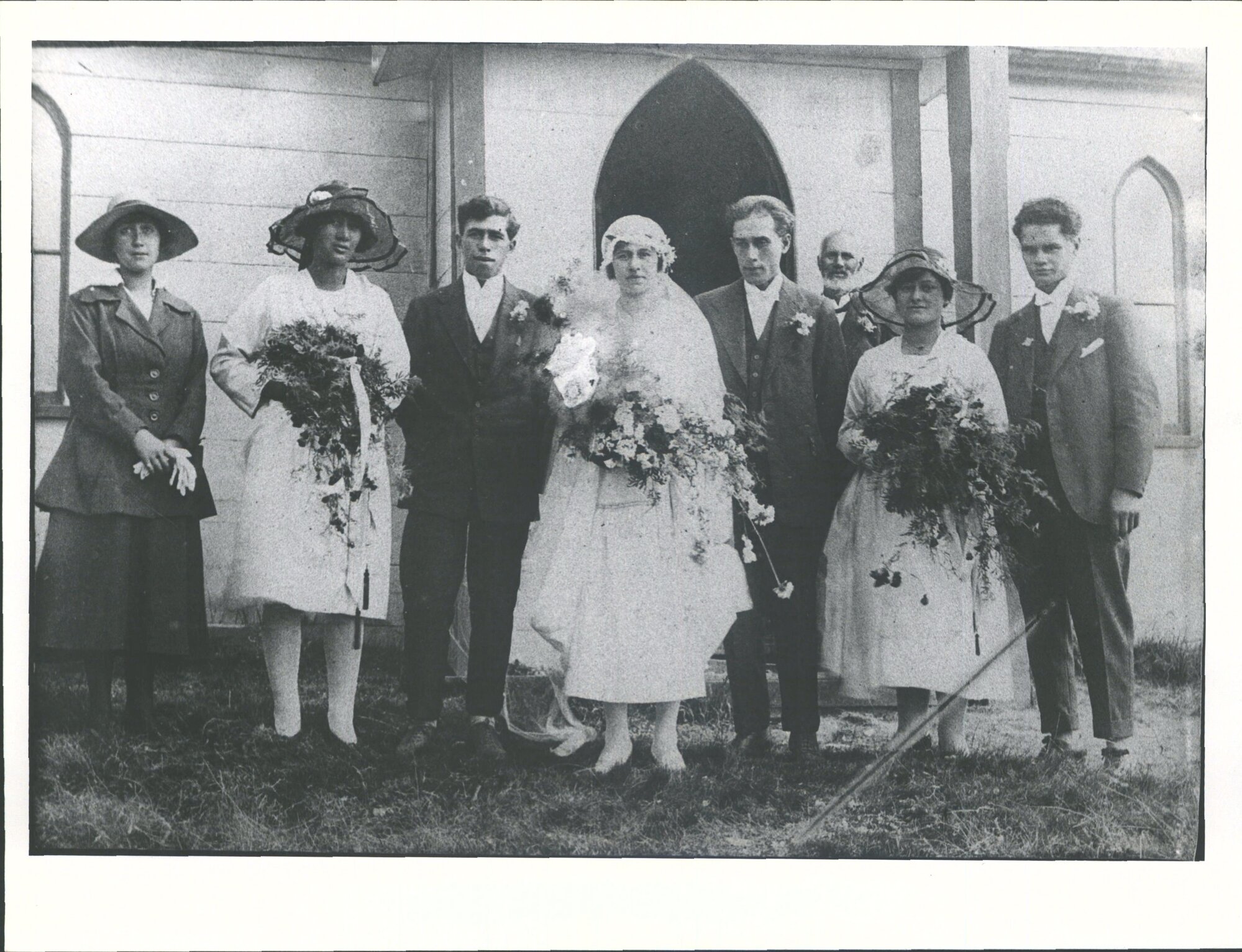 Wedding of Robert (Bob) Ohaia Potiki and Wikitoria (Vicky) Karetai