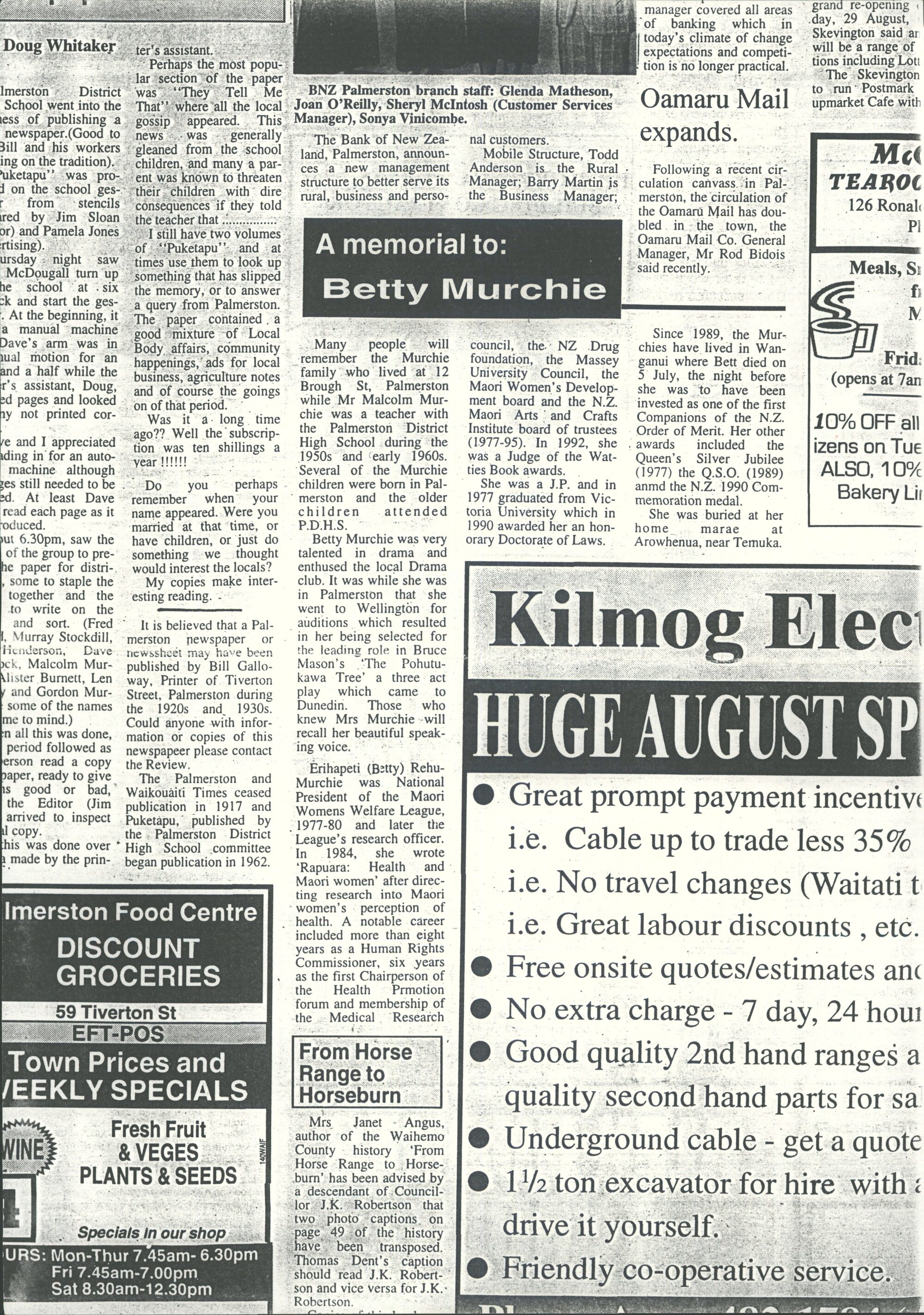 Rehu, Murchie Erihapeti (Betty)