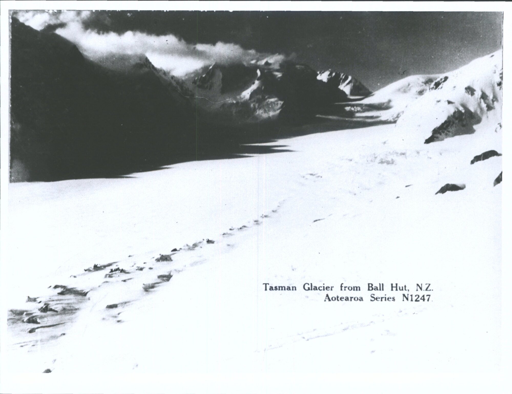 Tasman Glacier from Ball Hut, N.Z.