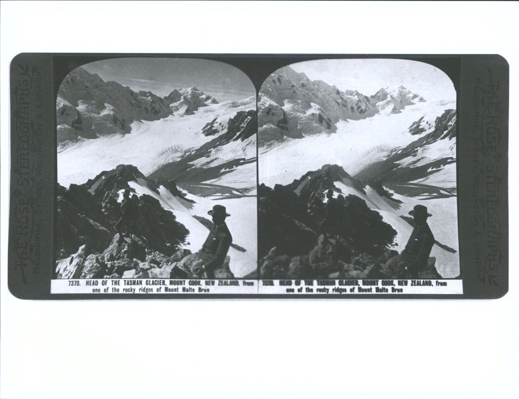 Head of the Tasman Glacier, Mount Cook, New Zealand