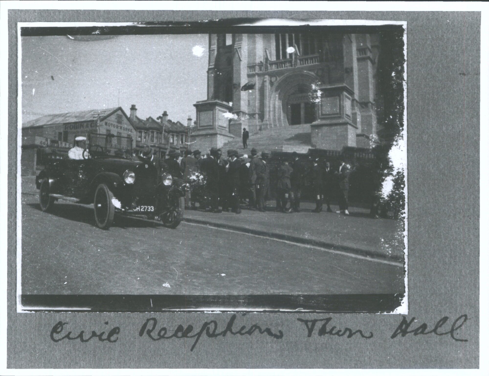 "Civic Reception, Town Hall"