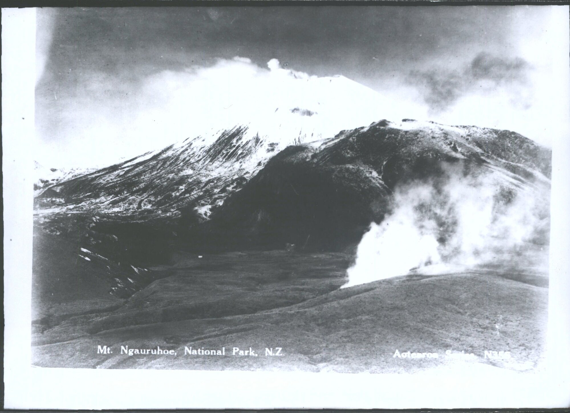 Mt Ngauruhoe, National Park, N.Z.