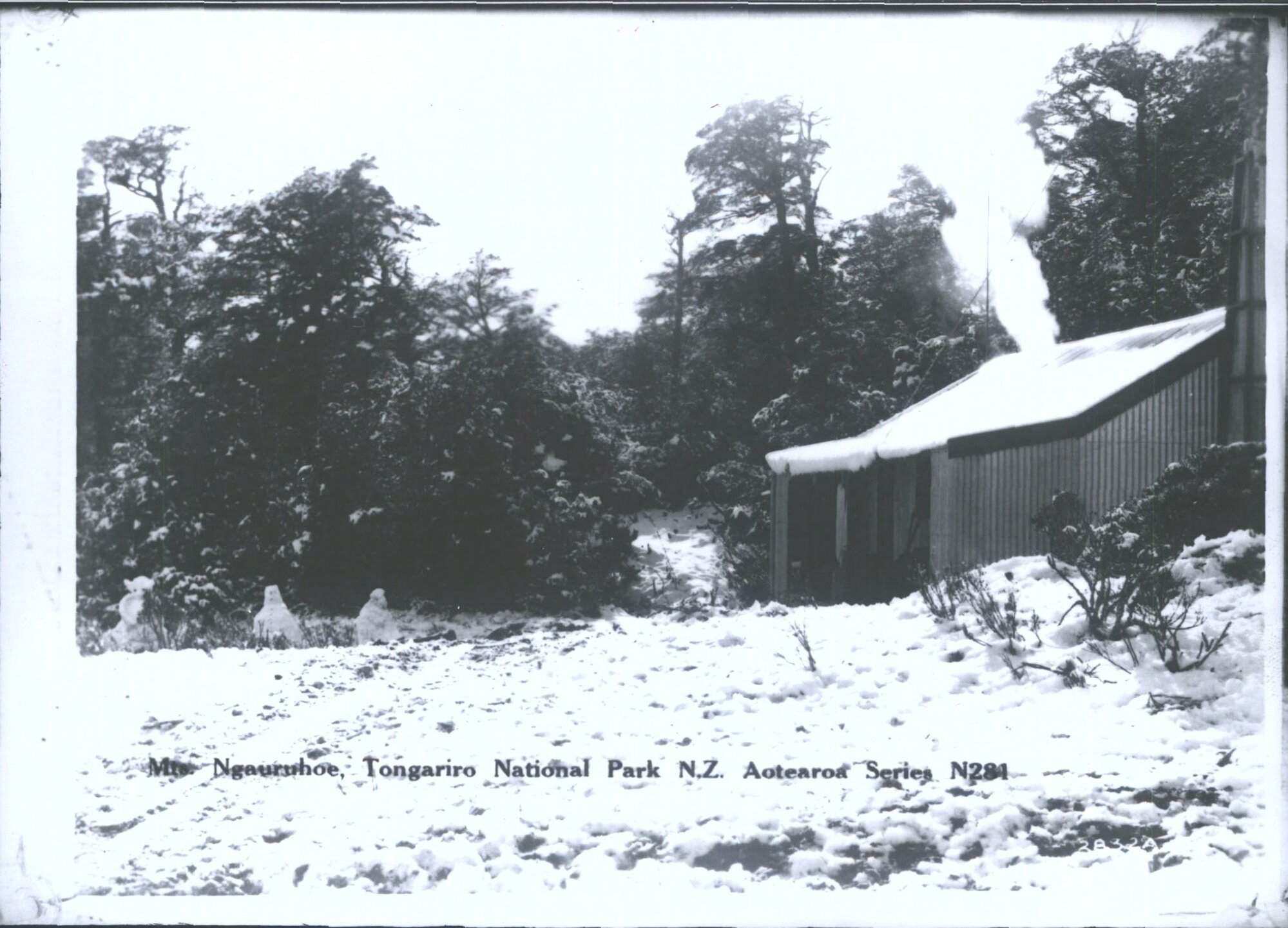 Mts Ngauruhoe, Tongariro National Park N.Z.