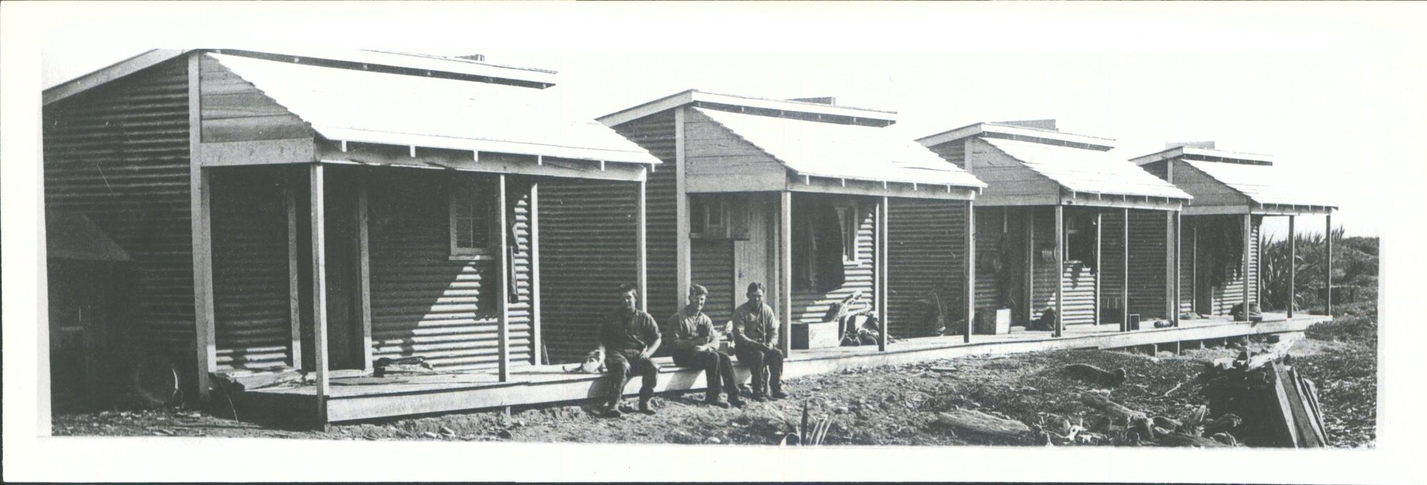 Gold mining five mile - The camp