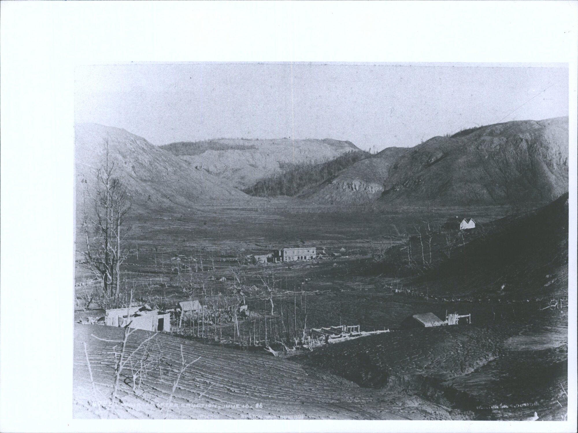 Te Wairoa after Tarawera eruption