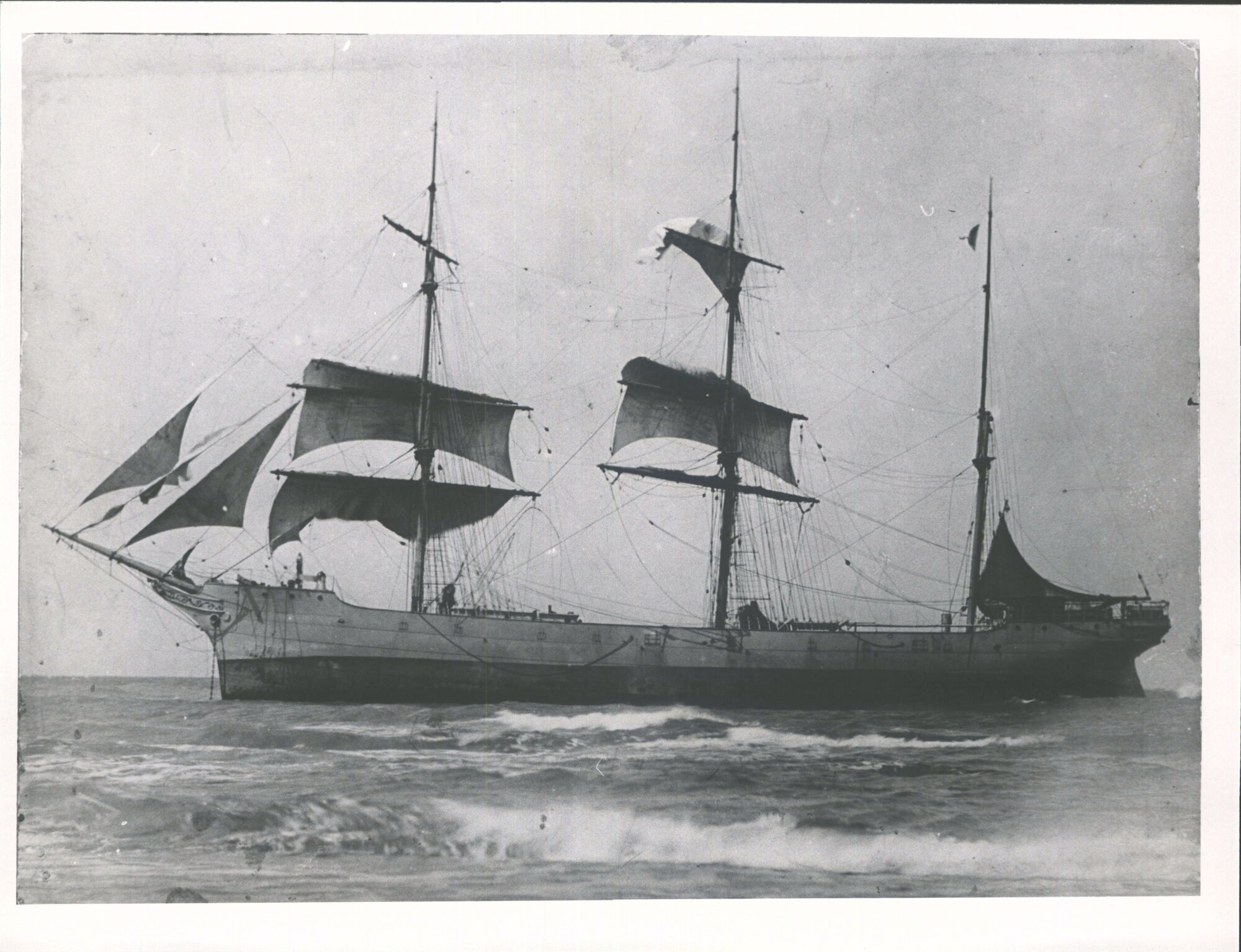 Antioco Accame. Italian Barque Wrecked Kartigi Beach 31st October 1901