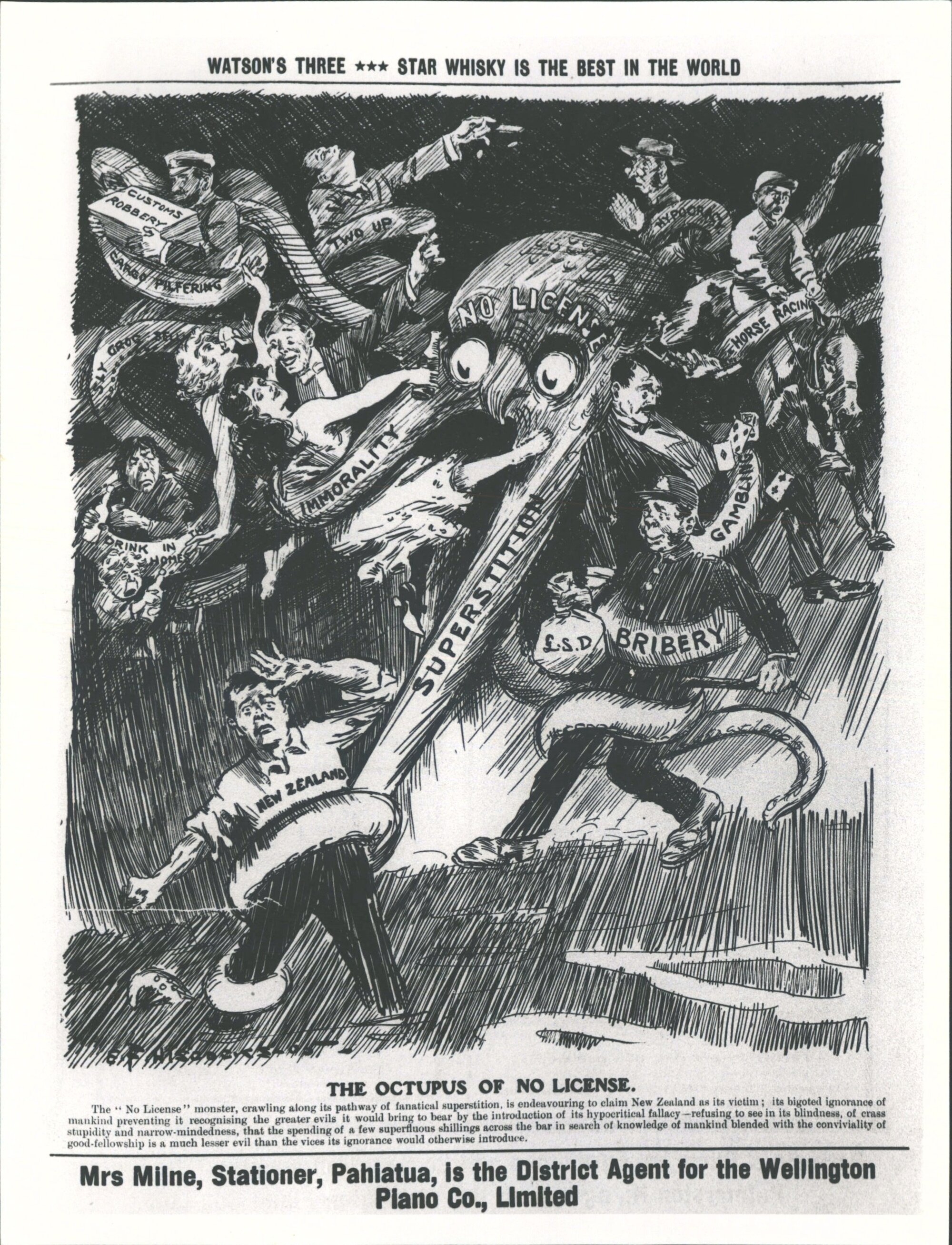 The Octopus of No License