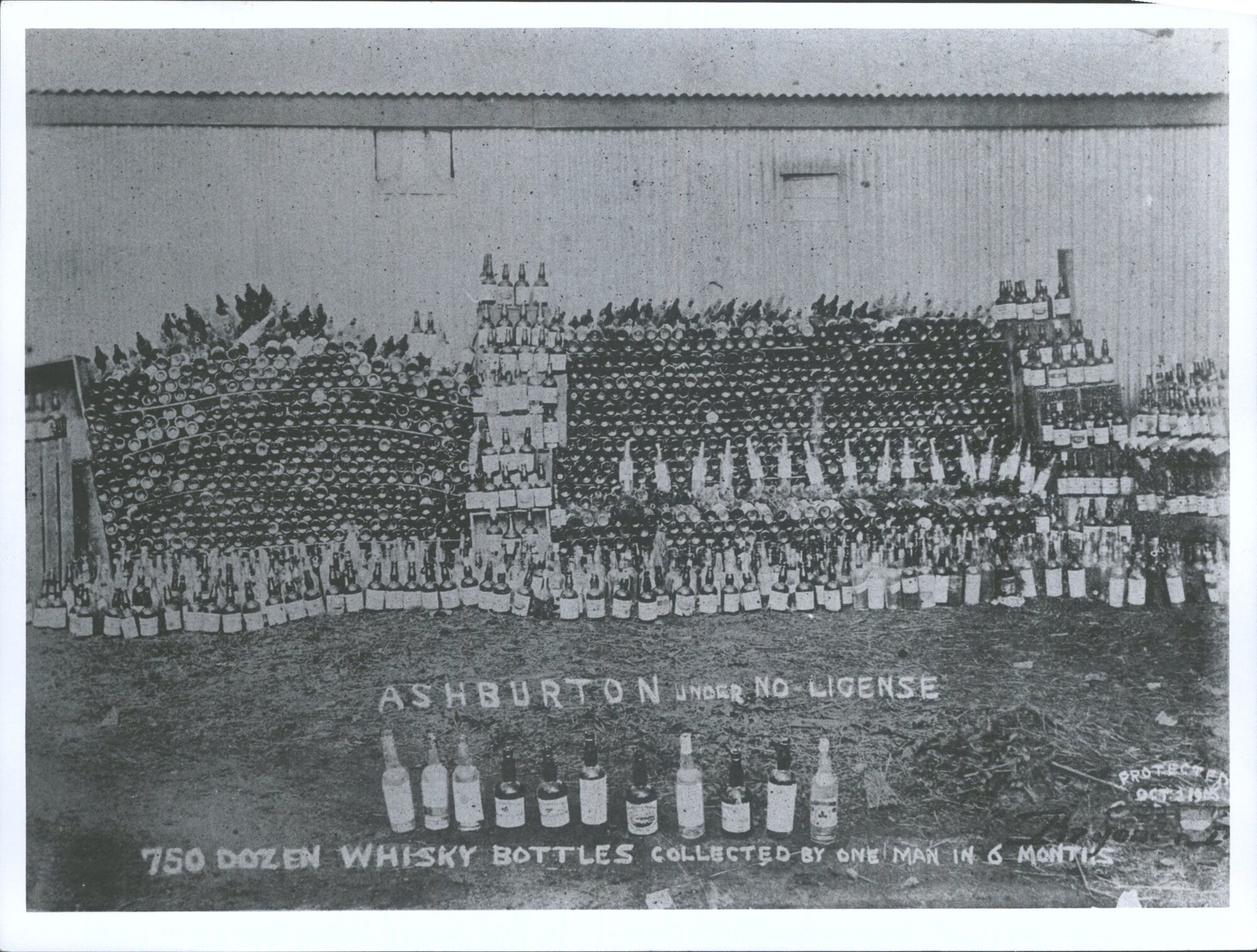 Ashburton Under No License - Anti-Prohibition Poster