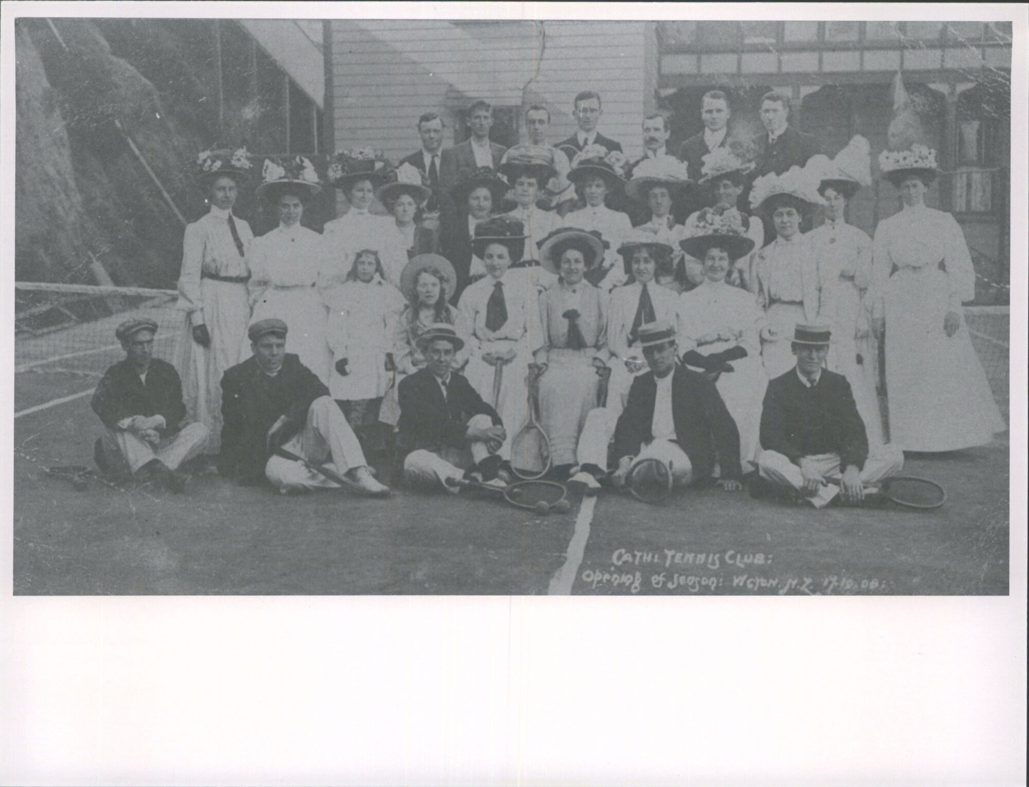 Cath Tennis Club, Wellington: Opening of Season