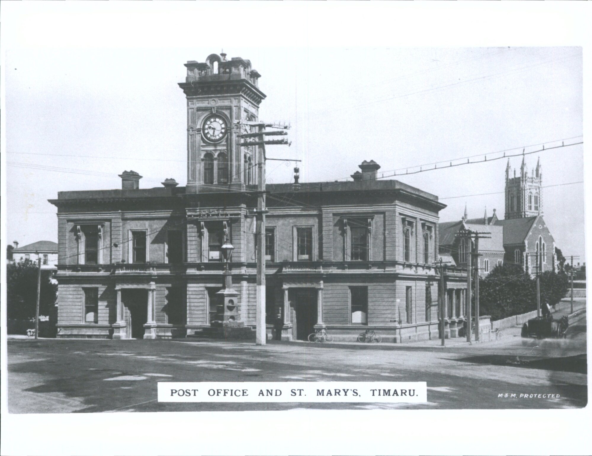 Post Office &amp; St. Mary's, Timaru