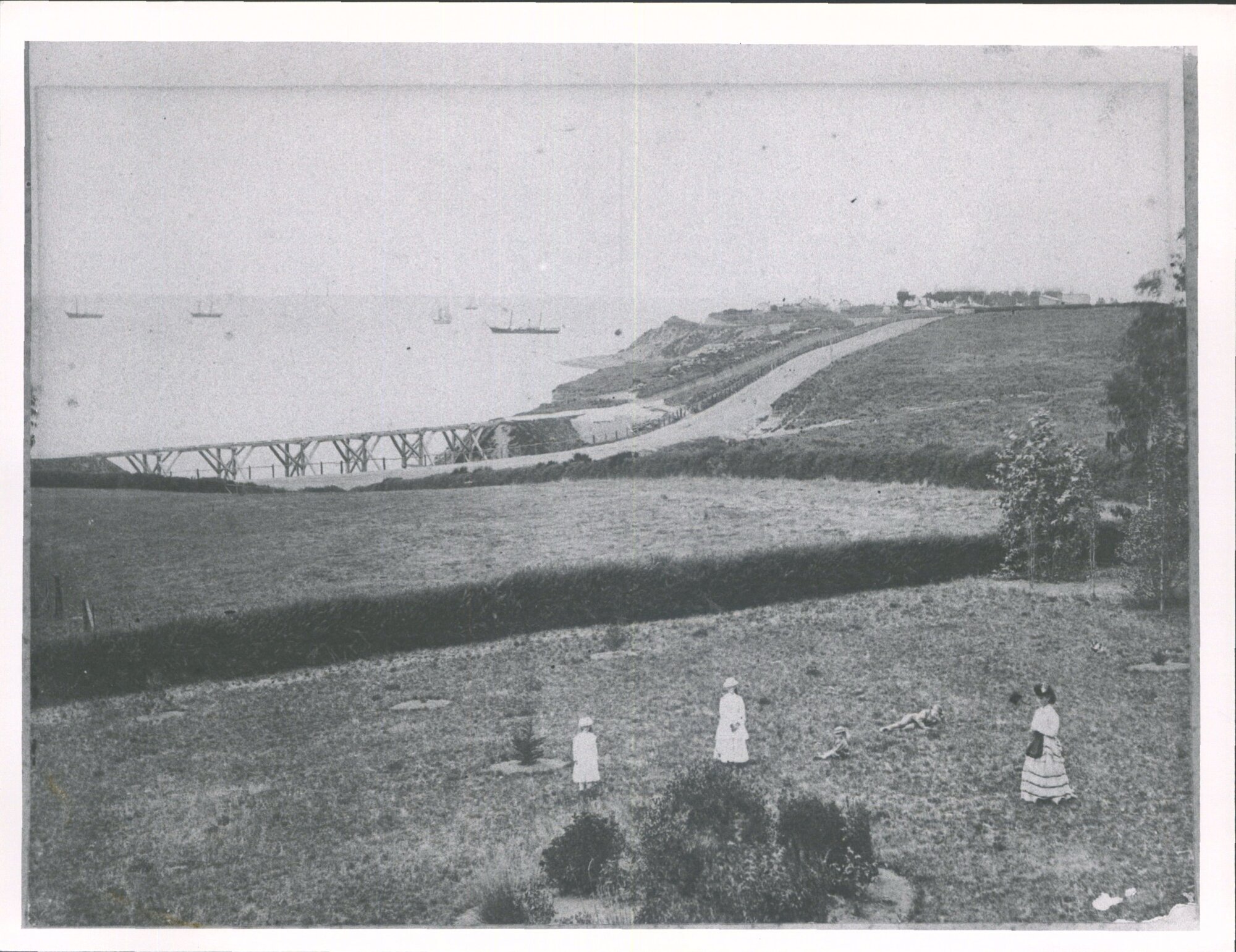 Looking towards the sea near Timaru