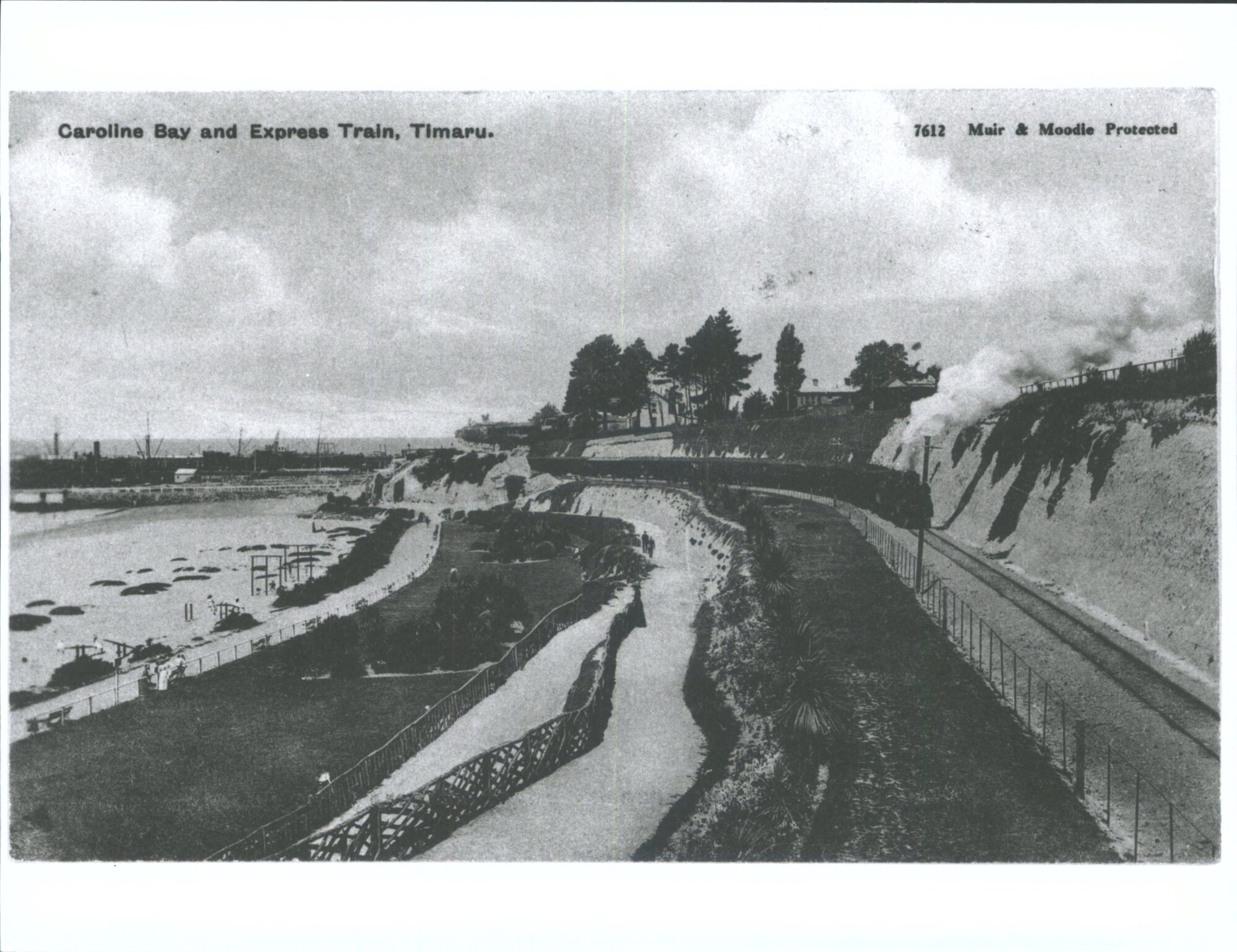 Caroline Bay &amp; Express Train, Timaru