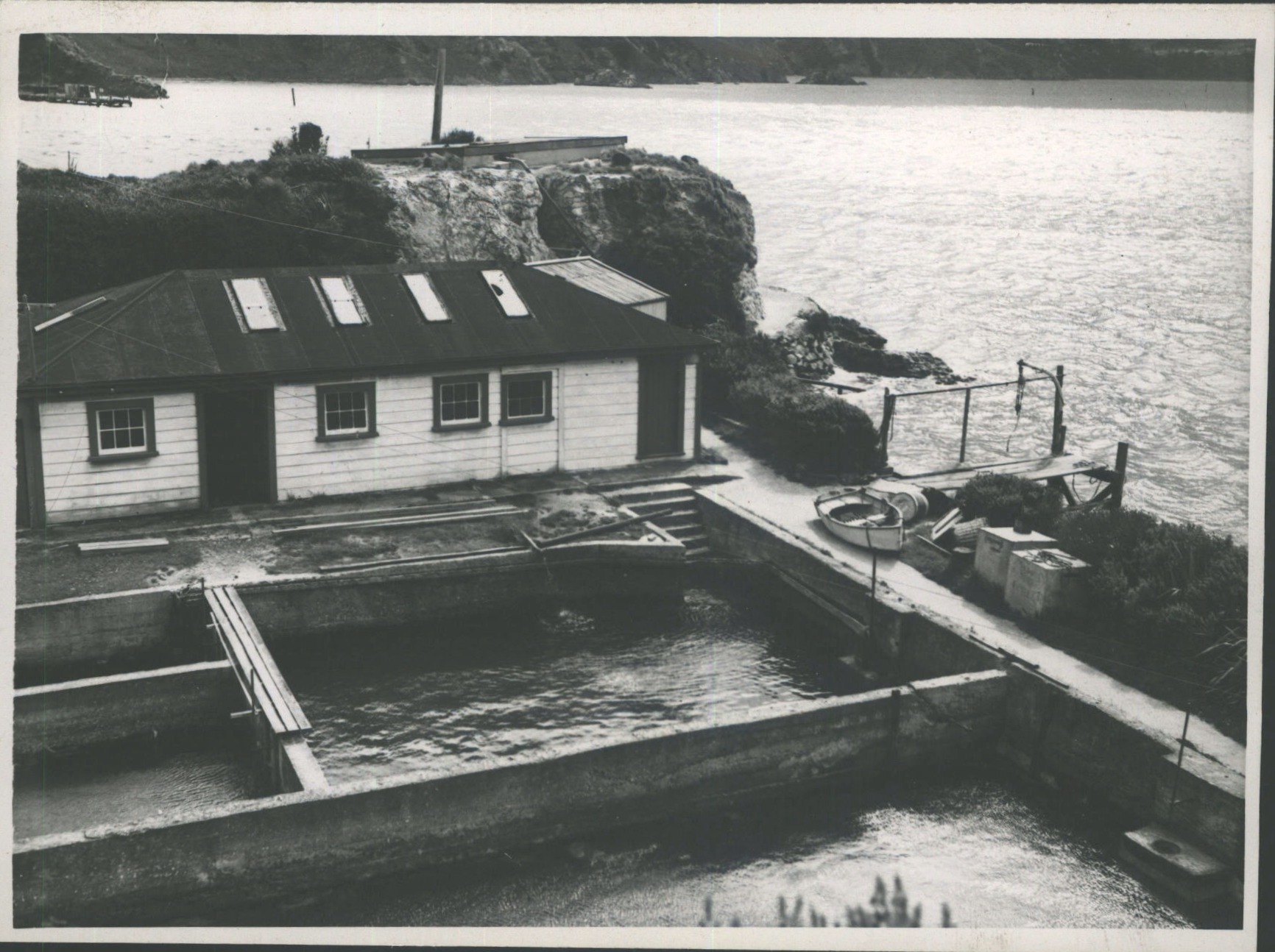 Marine Biological Station before rebuilding. Portobello Fish Hatcheries