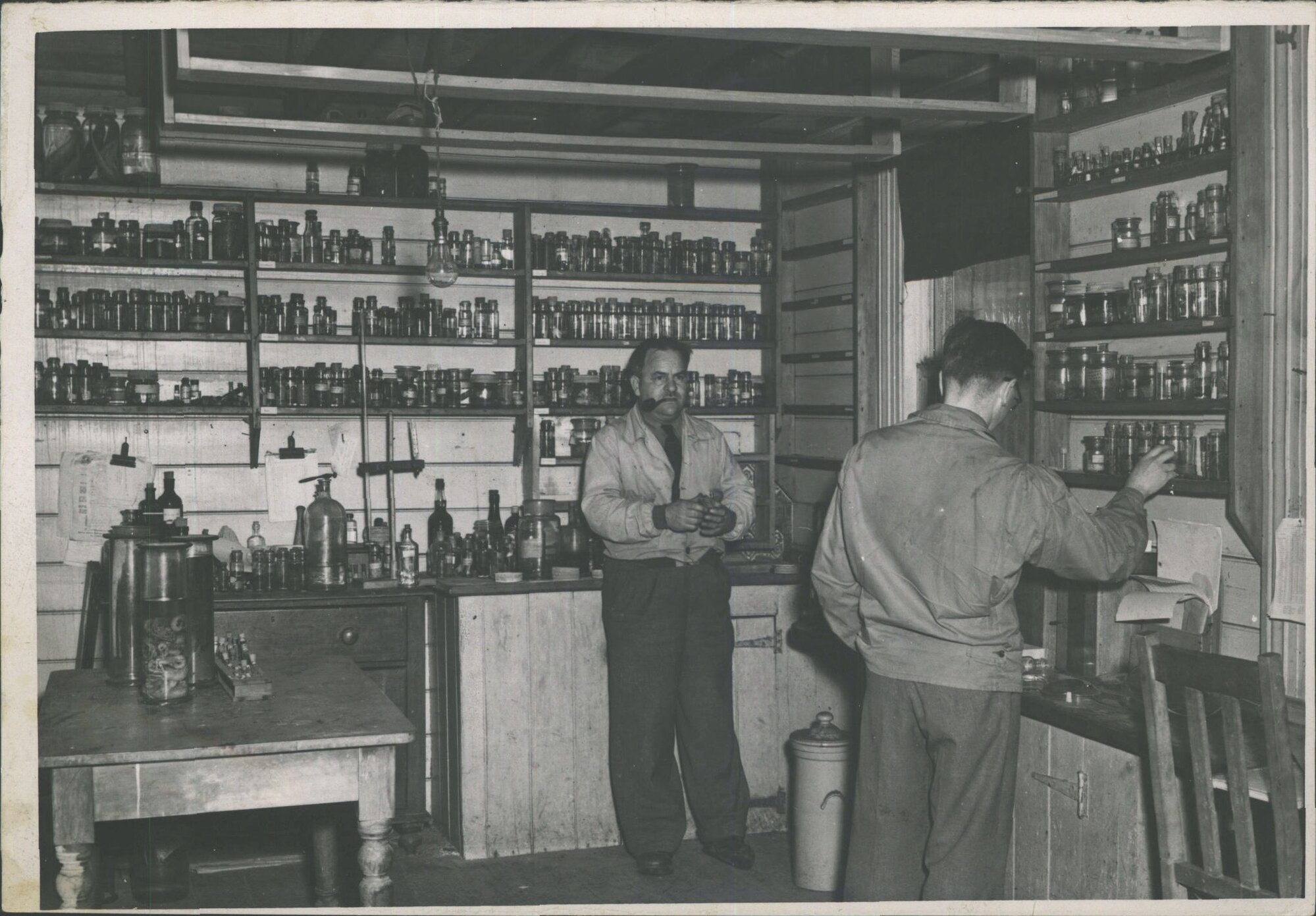 Marine Biological Station before rebuilding. Portobello Fish Hatcheries