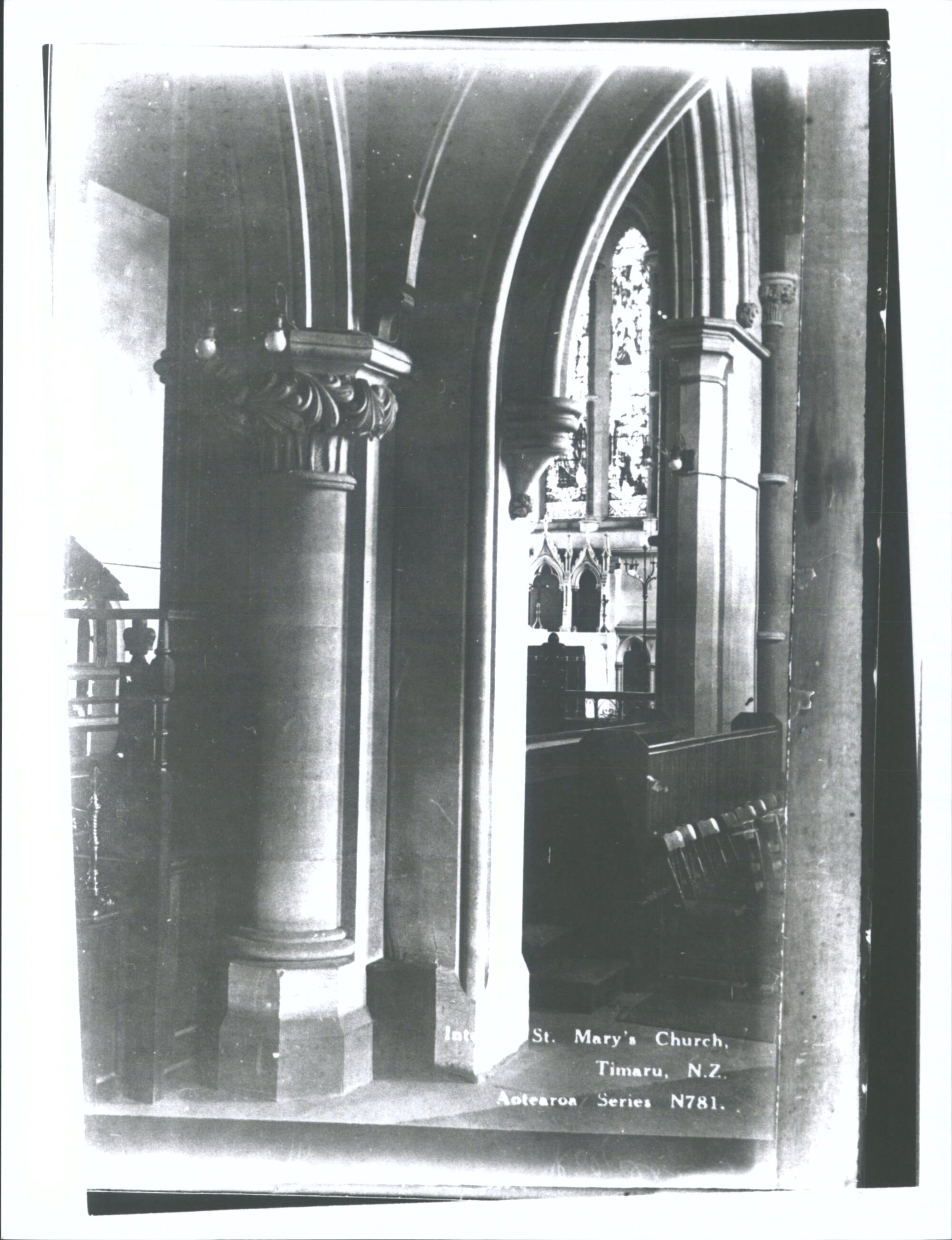 Interior, St Mary's Church, Timaru, N.Z.