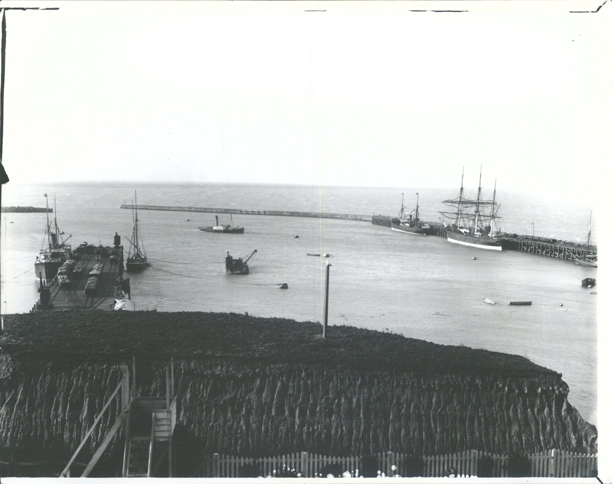 View over Timaru Harbour