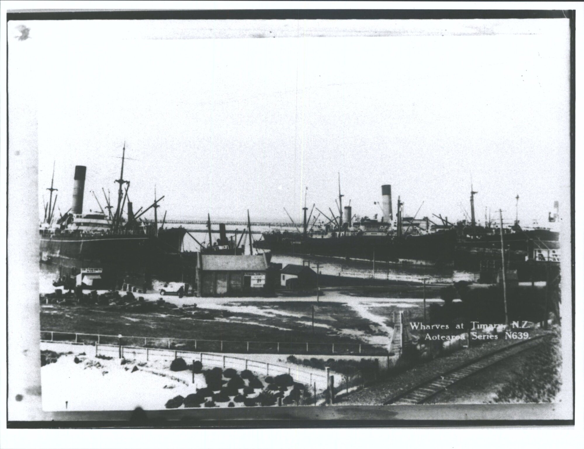 Wharves at Timaru, N.Z.