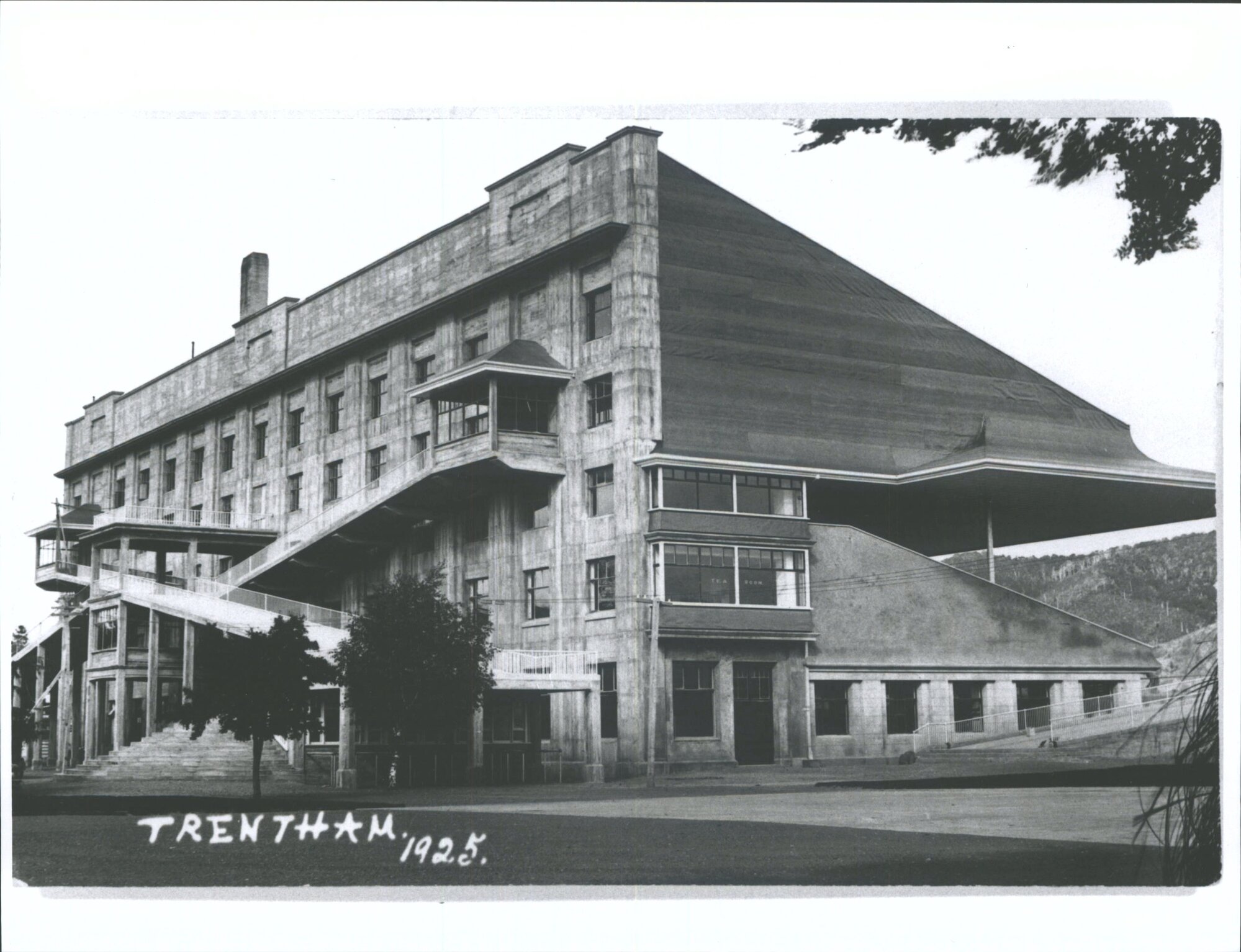 Grandstand at Trentham Racecourse
