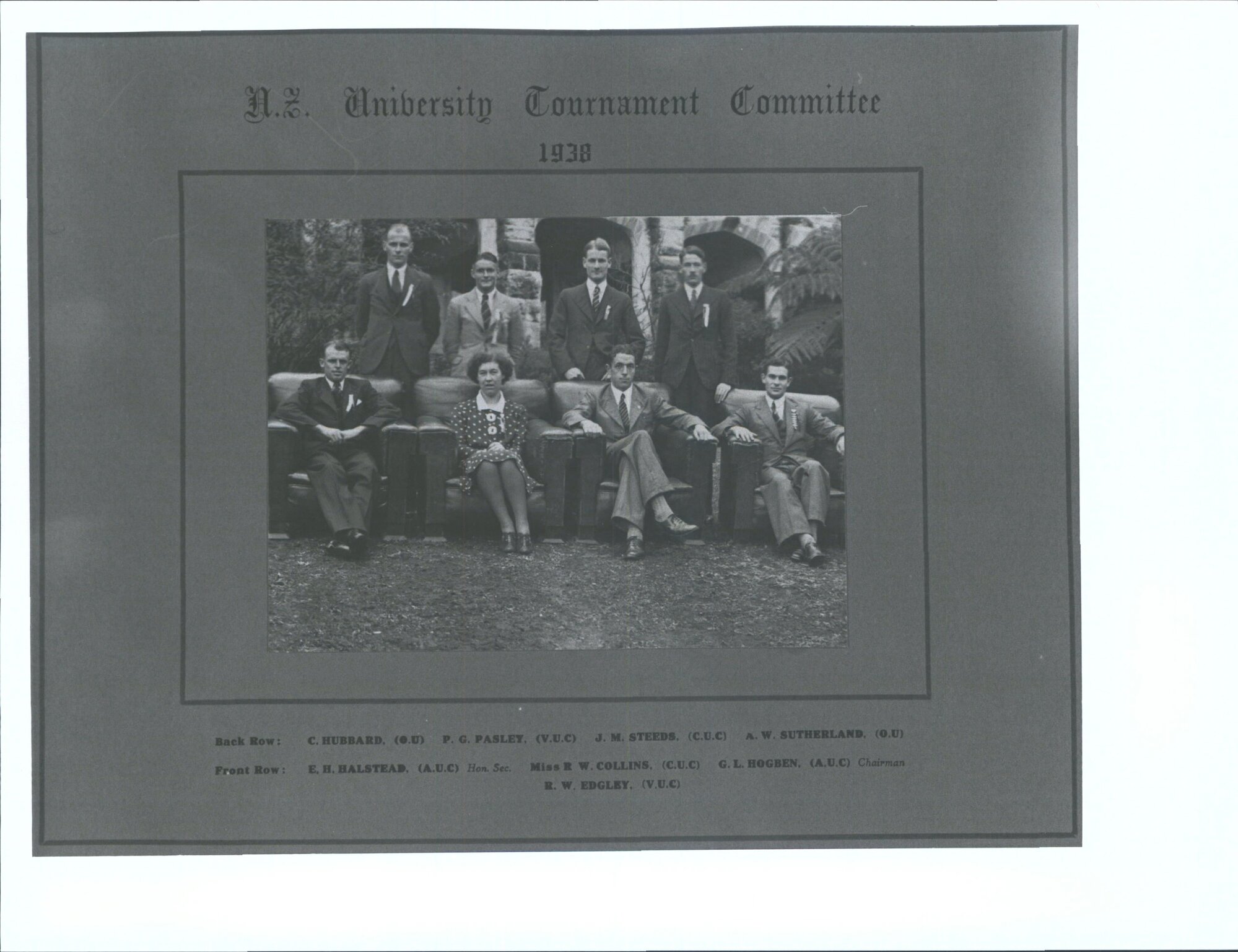 N.Z. University Tournament Committee