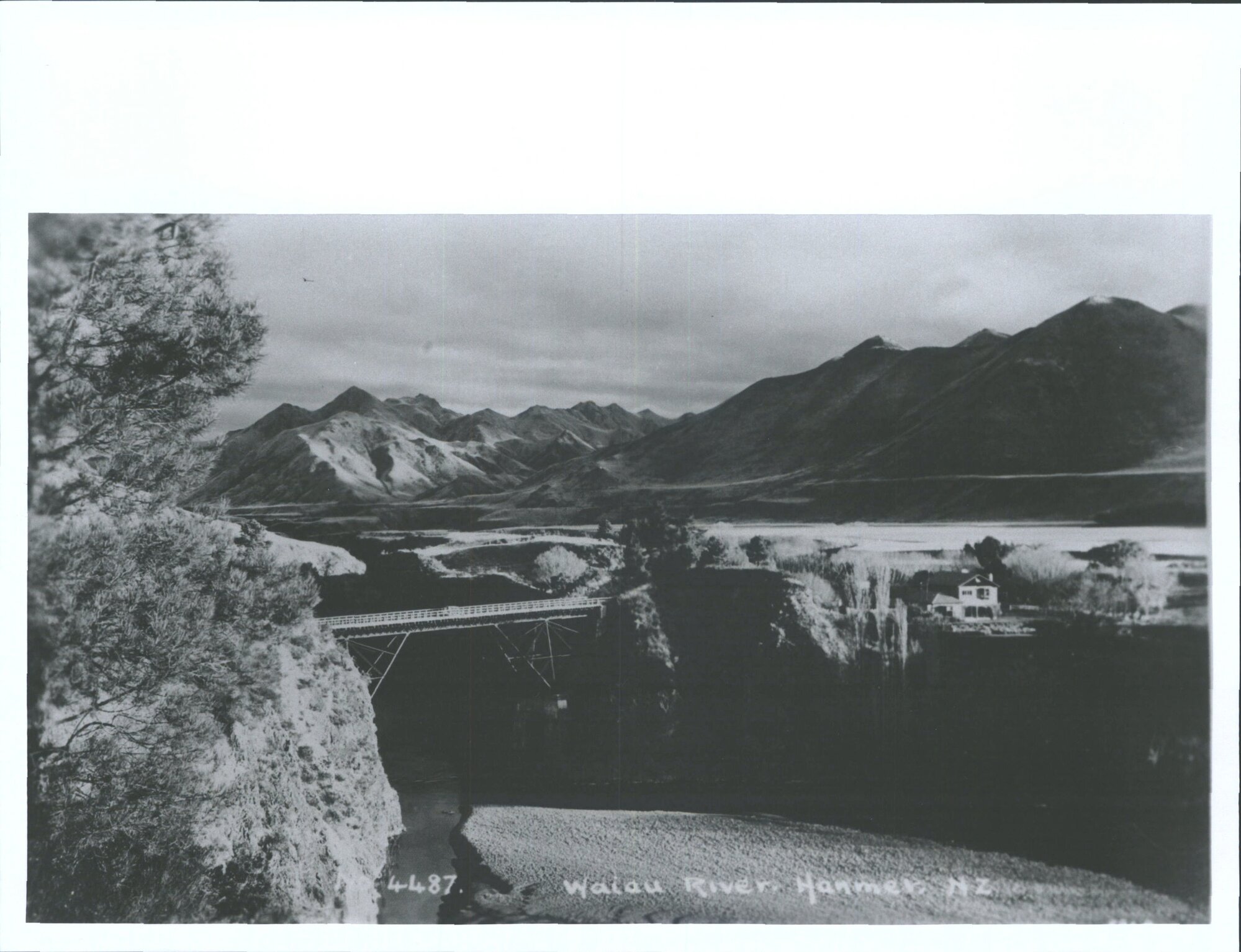 Bridge over Waiau River near Hanmer Springs