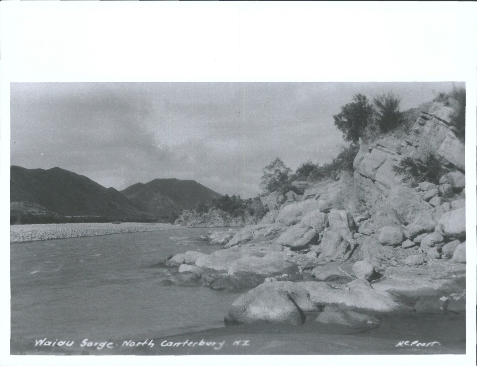Waiau Gorge, North Canterbury, N.Z.