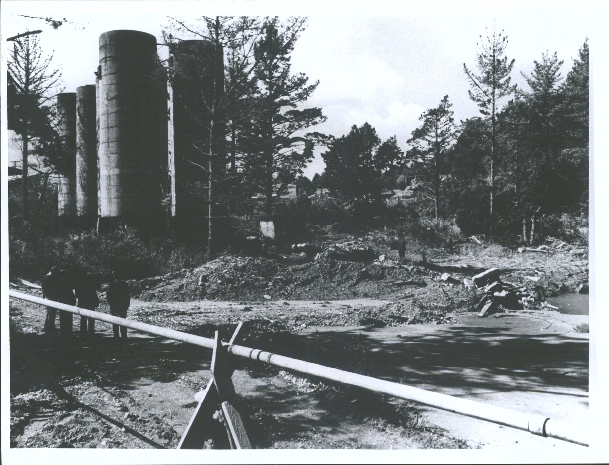 Martha Mine cyanide tanks