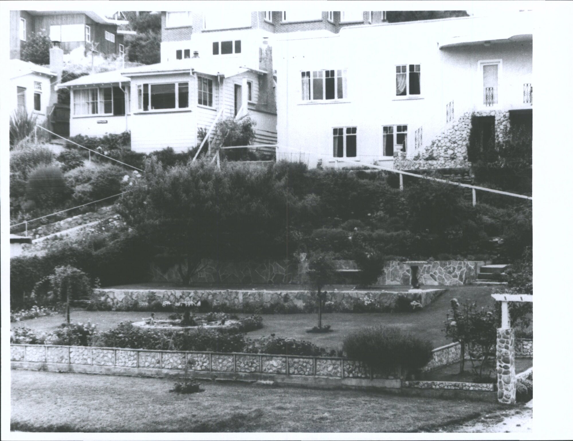 Local Home Gardens Competition. Second Prize "Best View from Street" Mrs Gavin McIntyre, 18 Lake Esplanade Queenstown