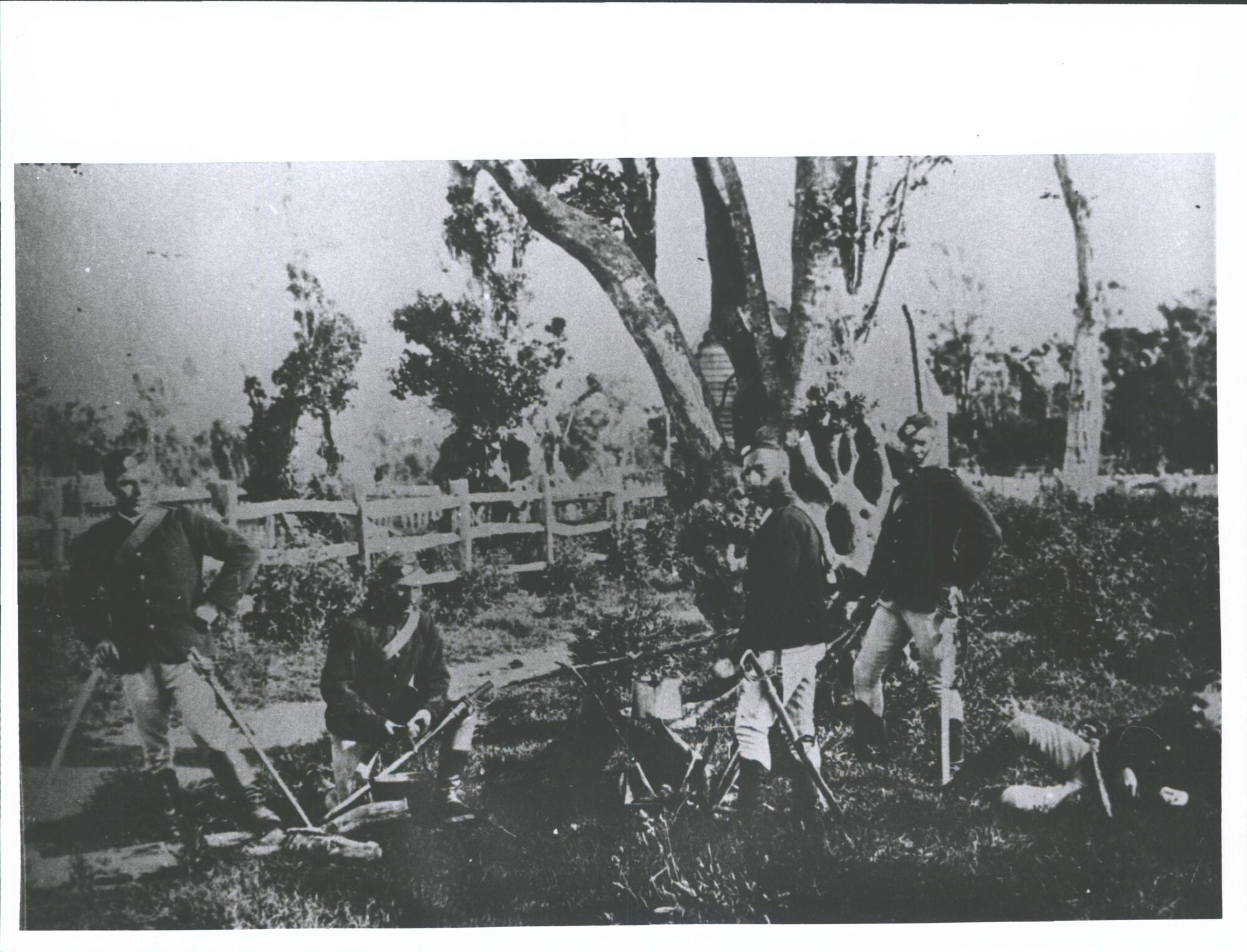 Constabulary, Waihi Redoubt, Taranaki