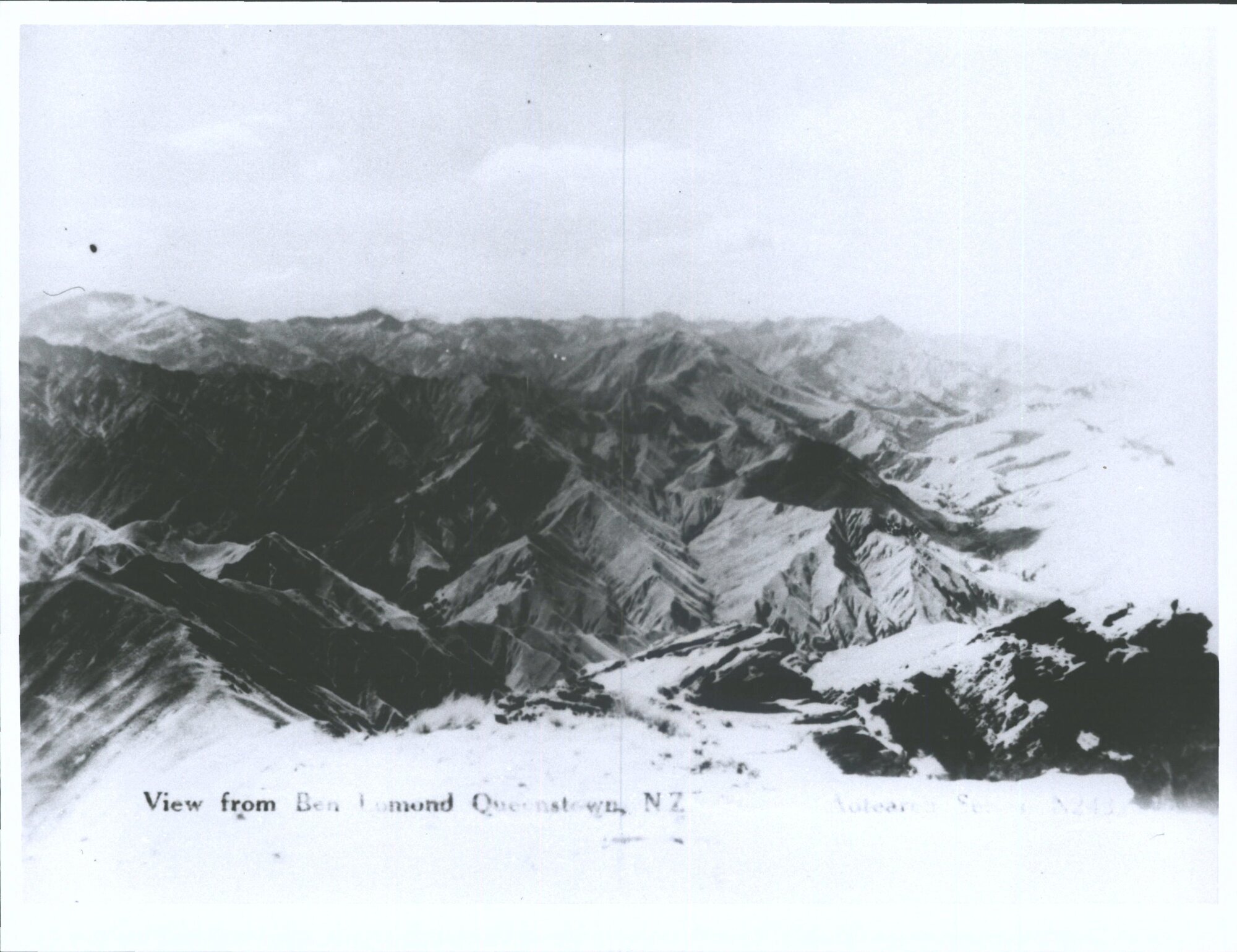 View from Ben Lomond Queenstown, N.Z.