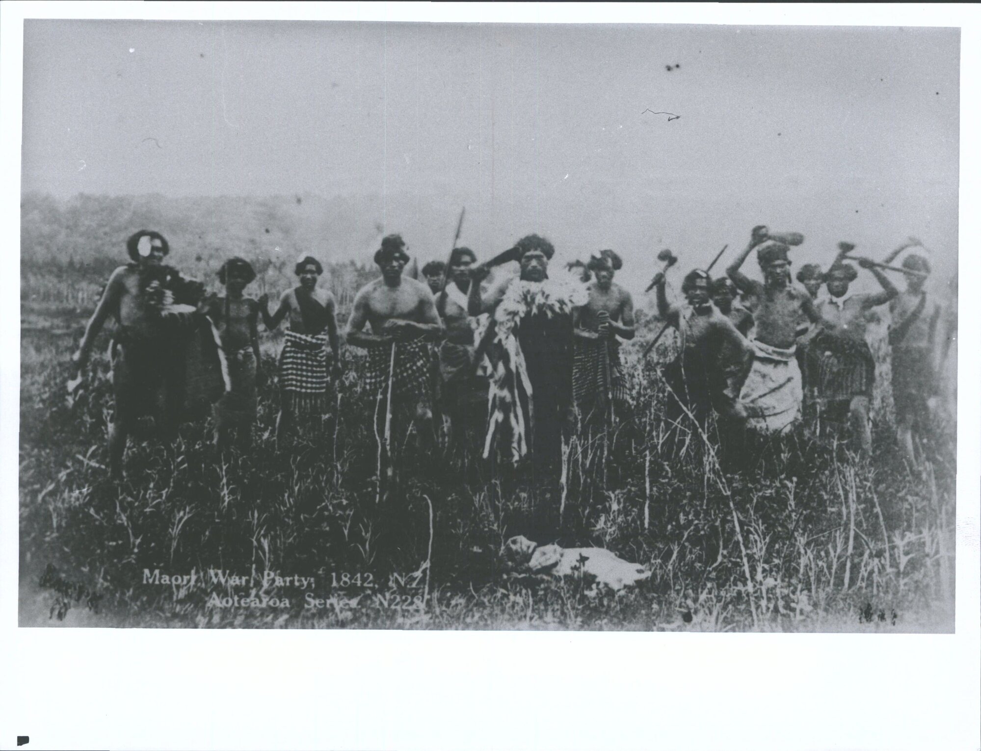 Maori War Party, N.Z. Wars
