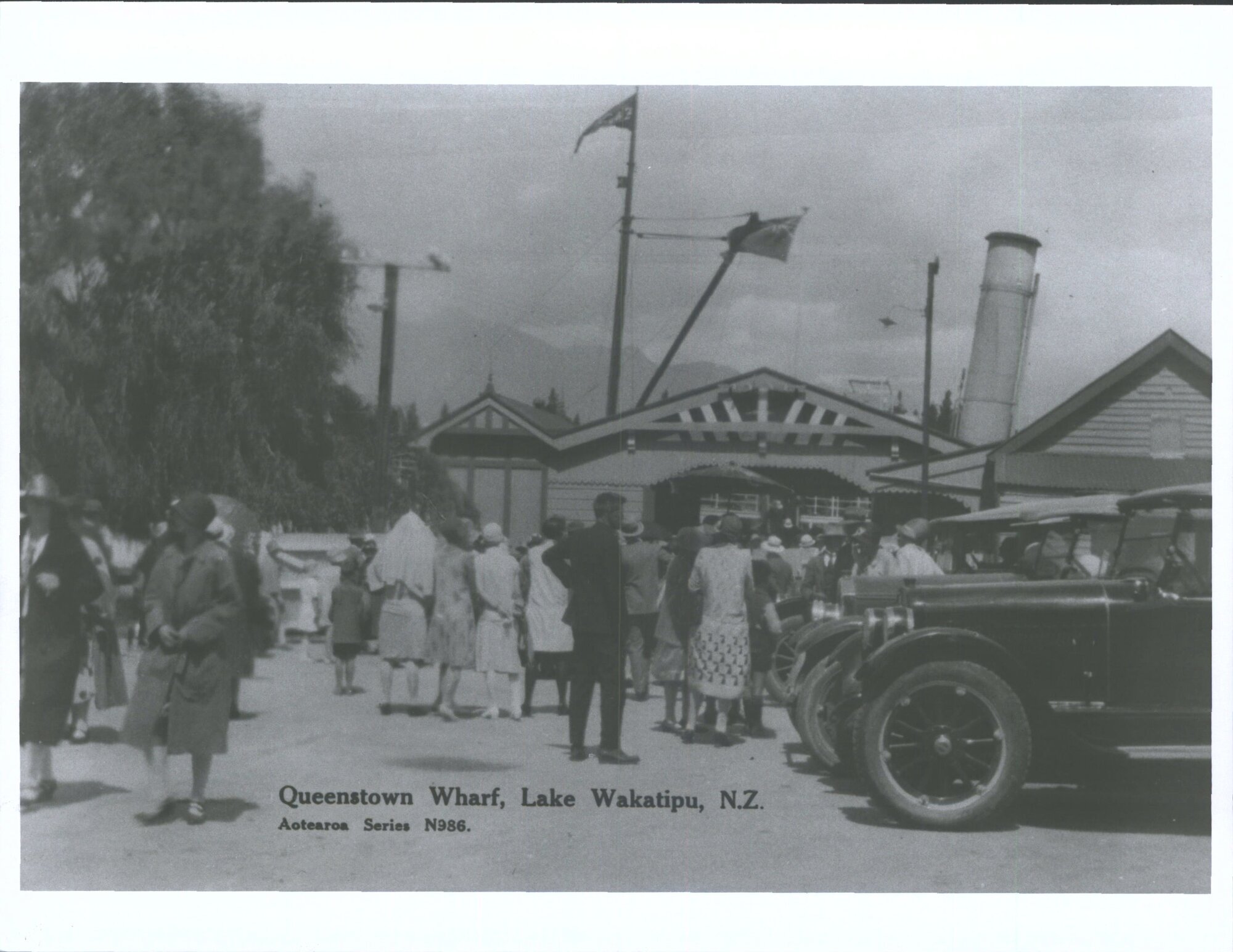 Queenstown Wharf, Lake Wakatipu, N.Z.