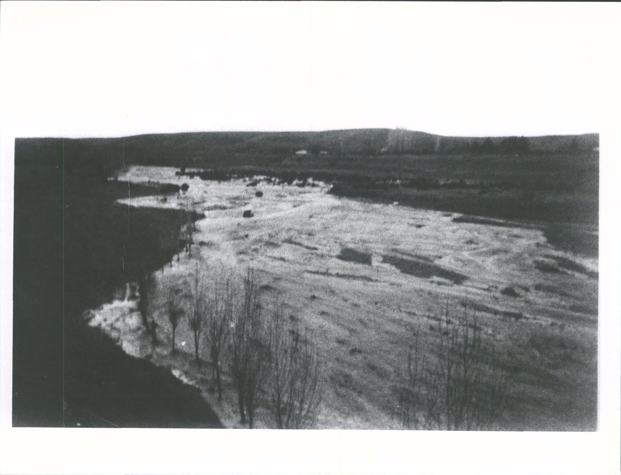 Muttontown Gully during flash flood