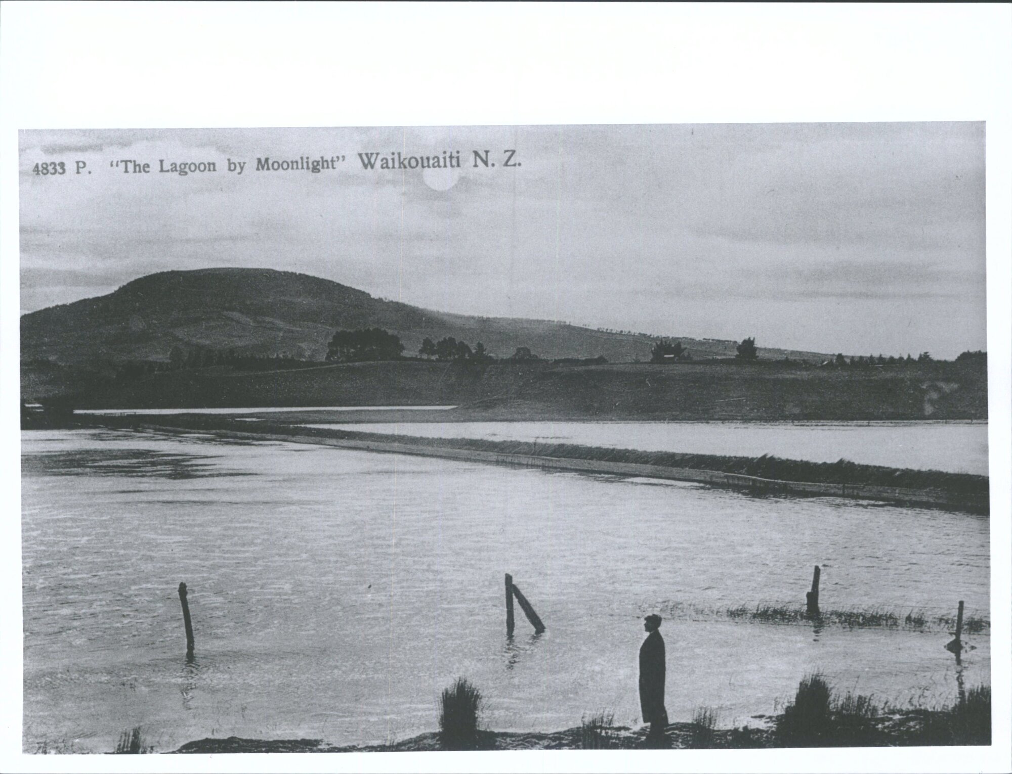 The Lagoon by Moonlight, Waikouaiti, N.Z.
