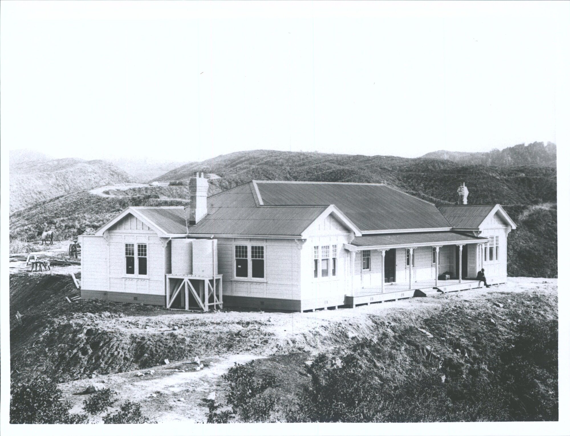 Accomodation House. Destroyed in eruption 1/4/1917
