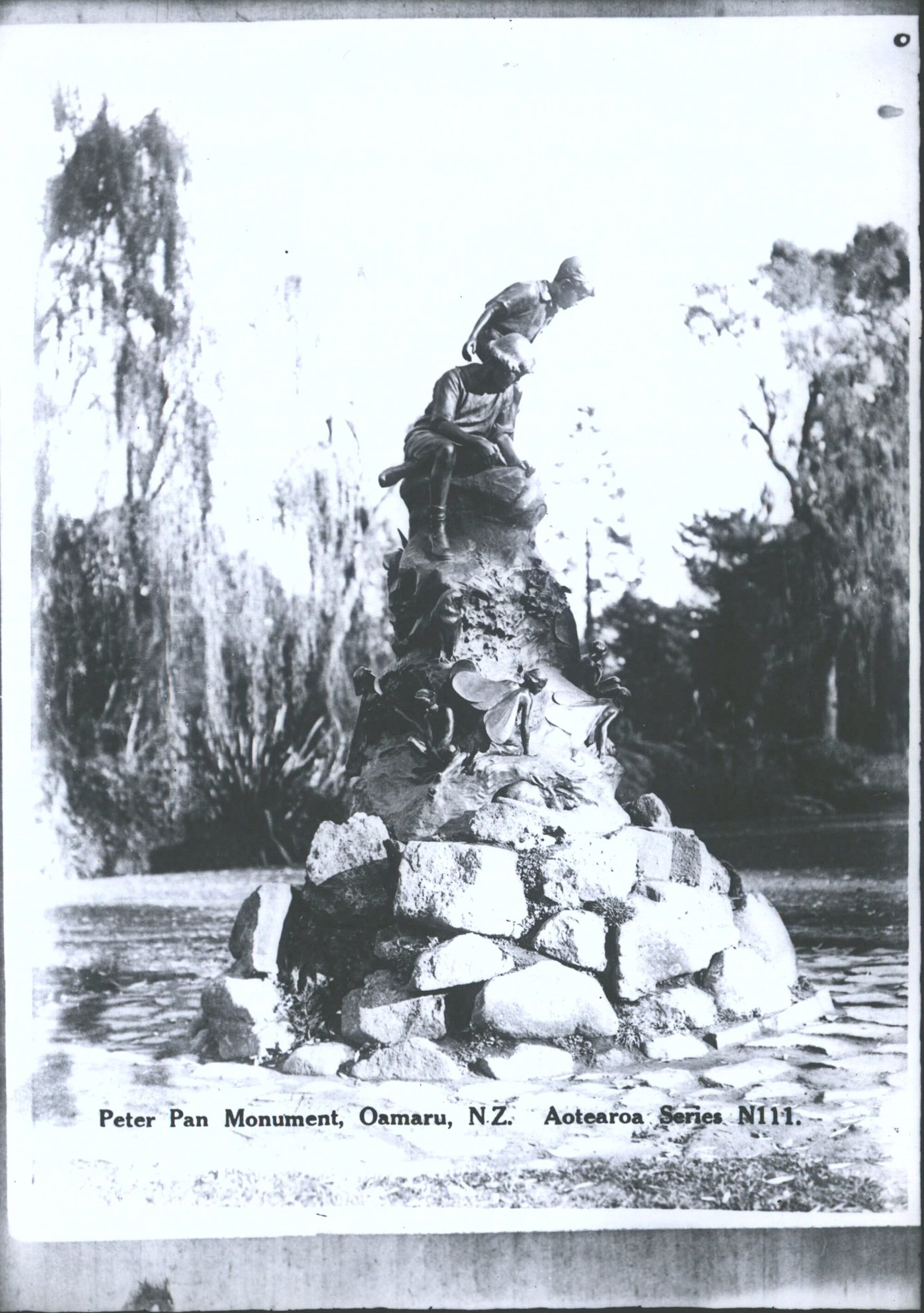 Peter Pan Monument, Oamaru, N.Z.