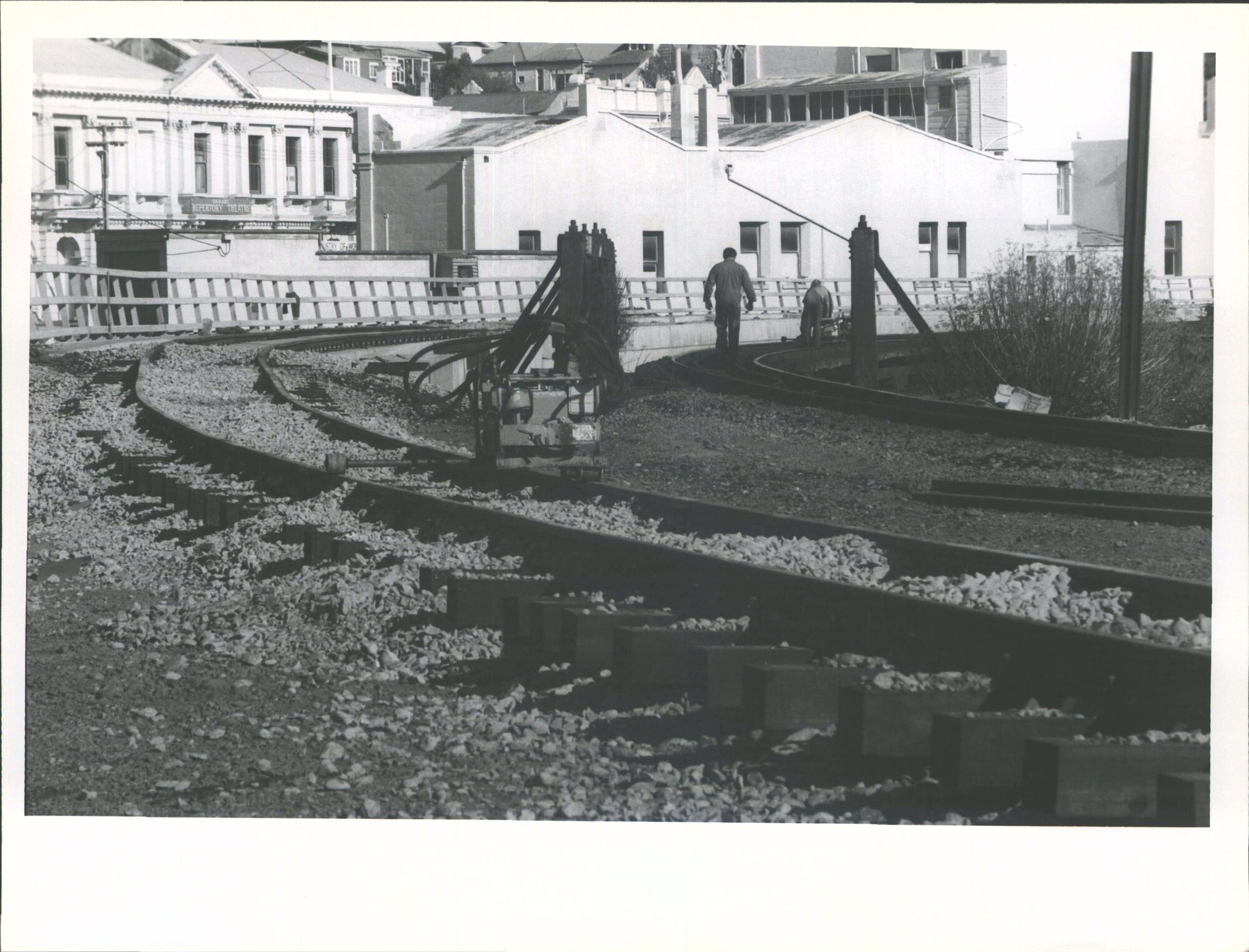 Construction of new railway viaduct