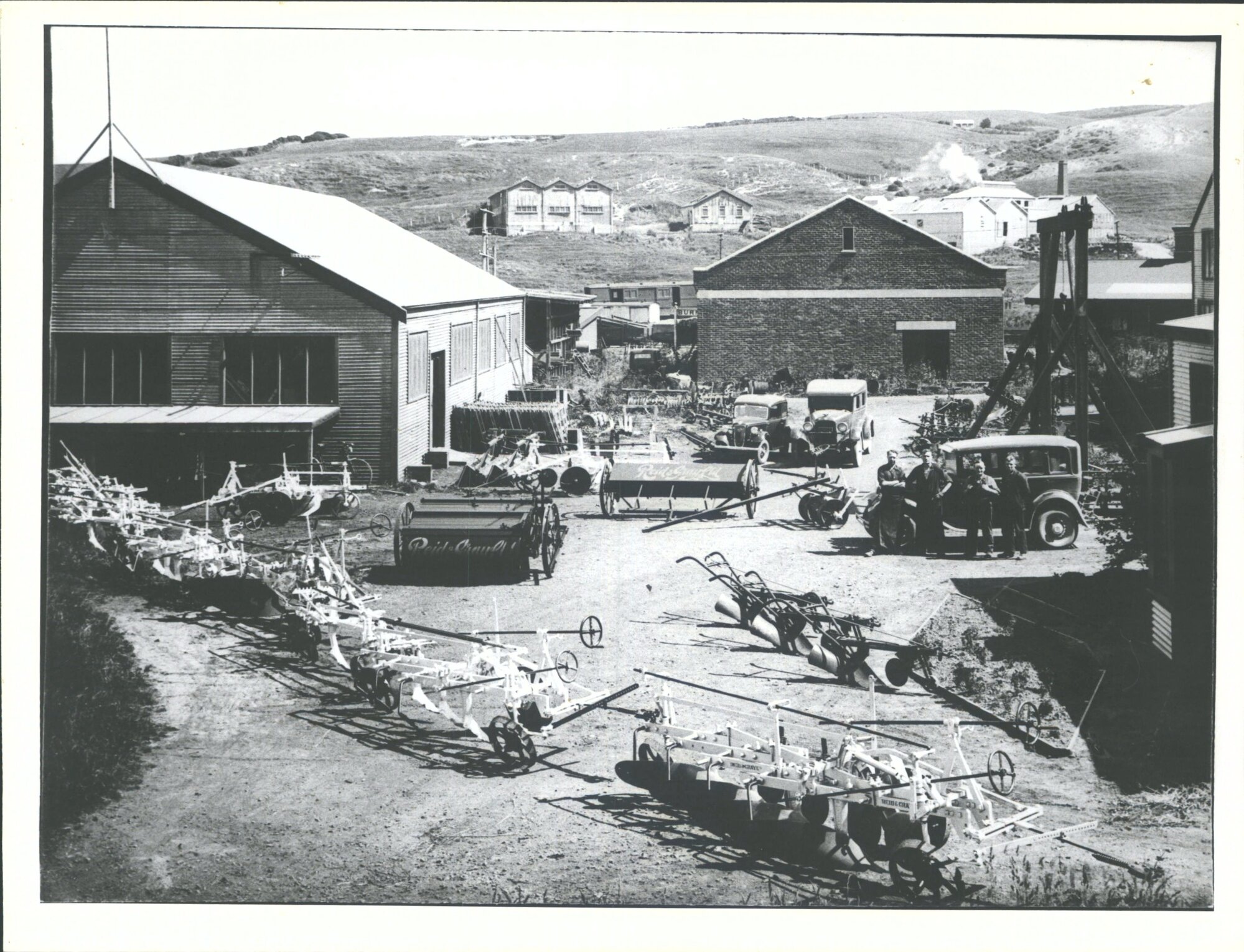 Display in yard at Burnside